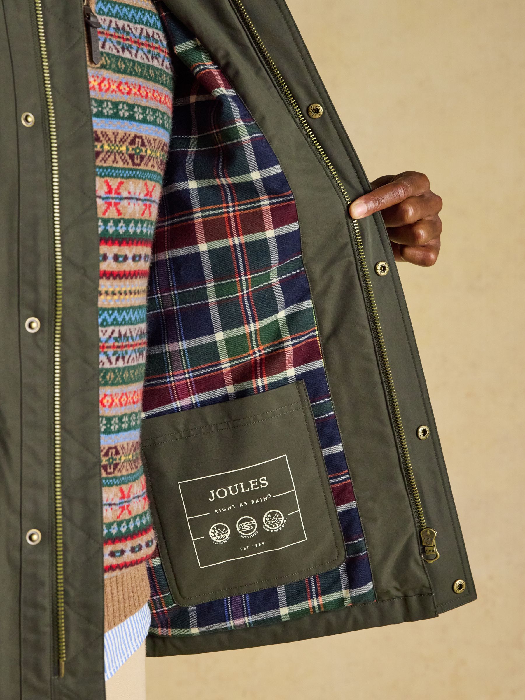 Fraser Green Field Coat - Image 6 of 12