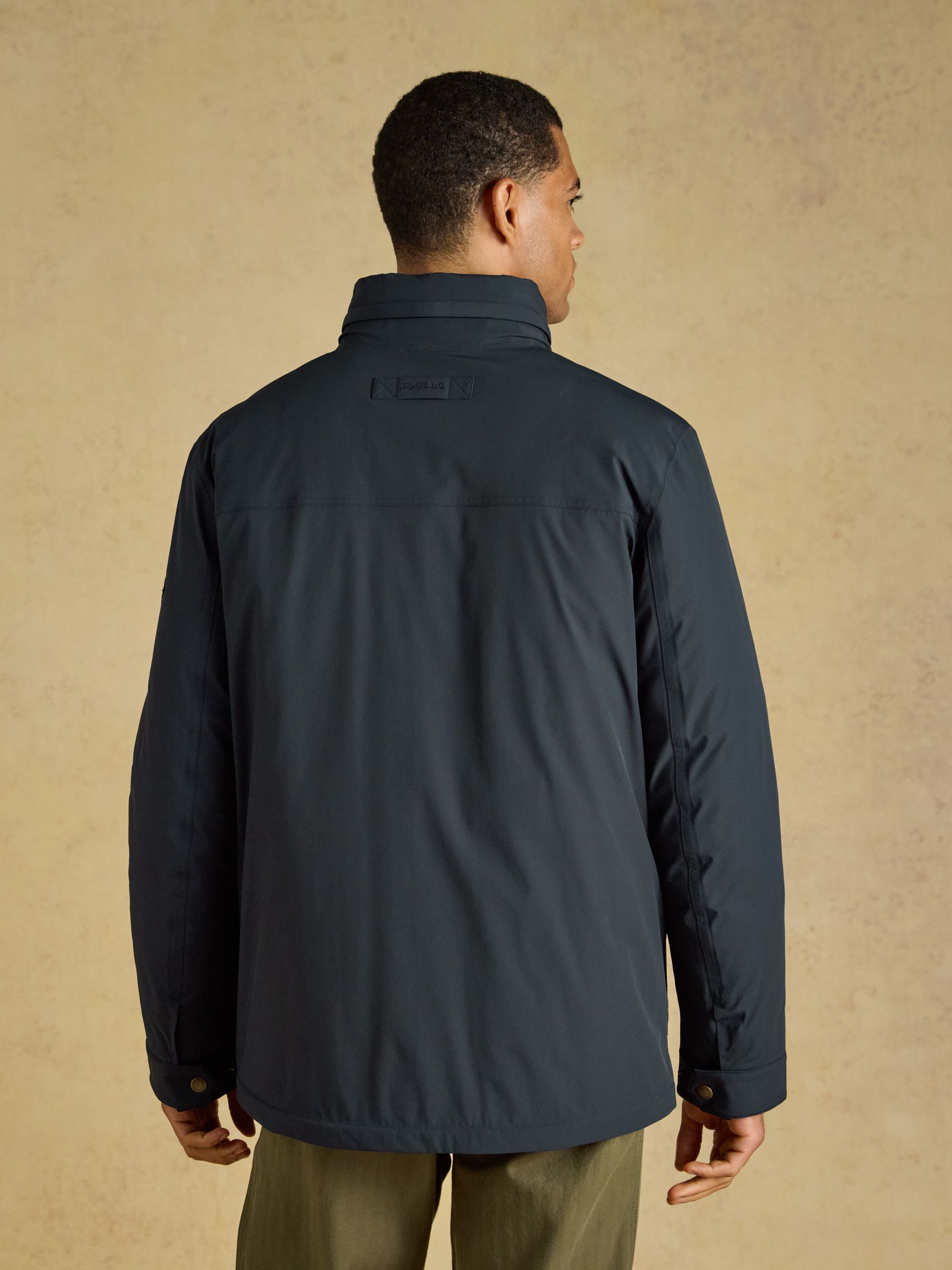 Navy Waterproof Padded Field Coat - Image 2 of 15