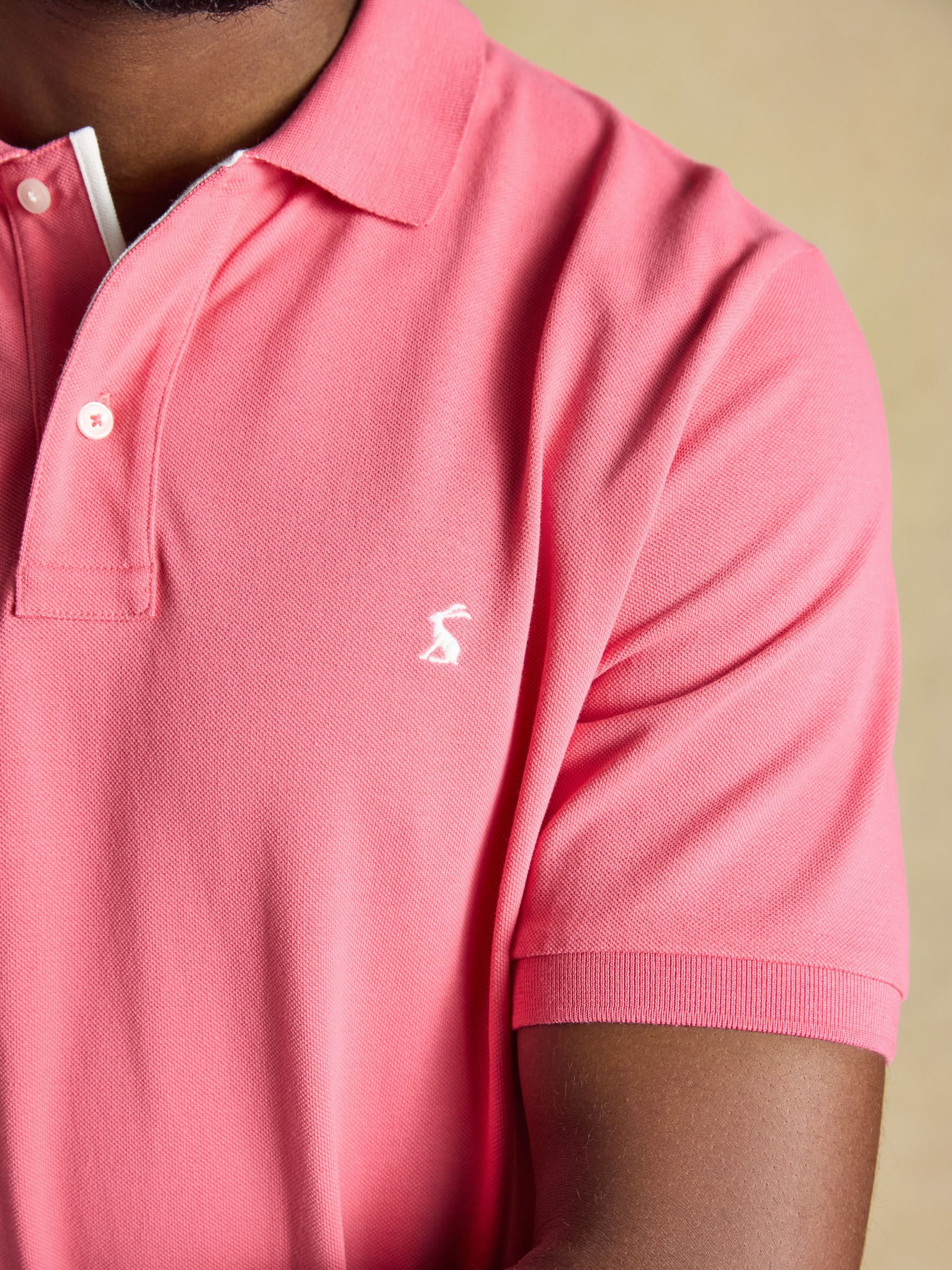 Woody Pink Cotton Pique Polo Shirt - Image 3 of 7