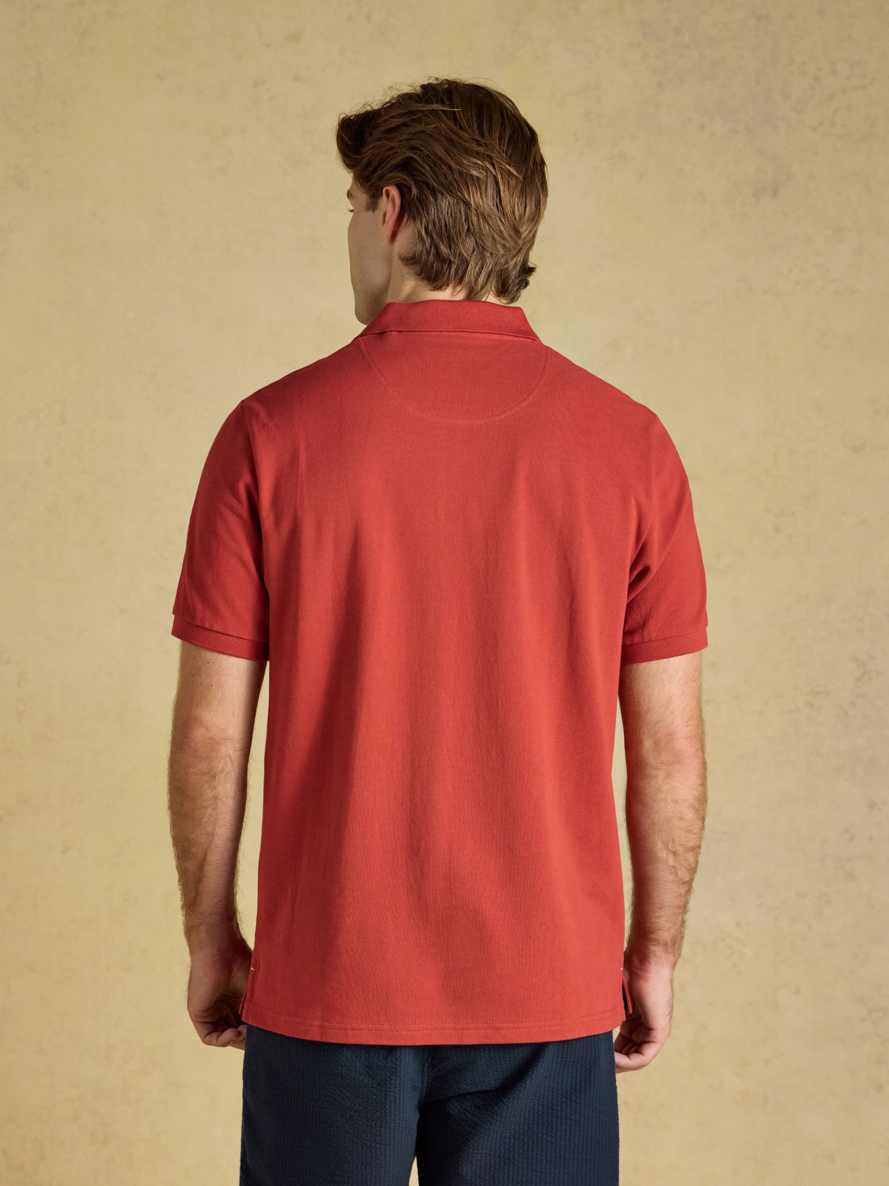 Woody Burnt Orange Cotton Pique Polo Shirt - Image 2 of 9