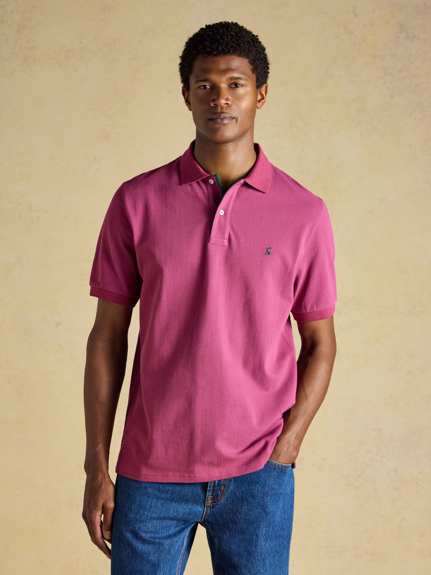 Woody Berry Red Cotton Pique Polo Shirt - Image 1 of 9