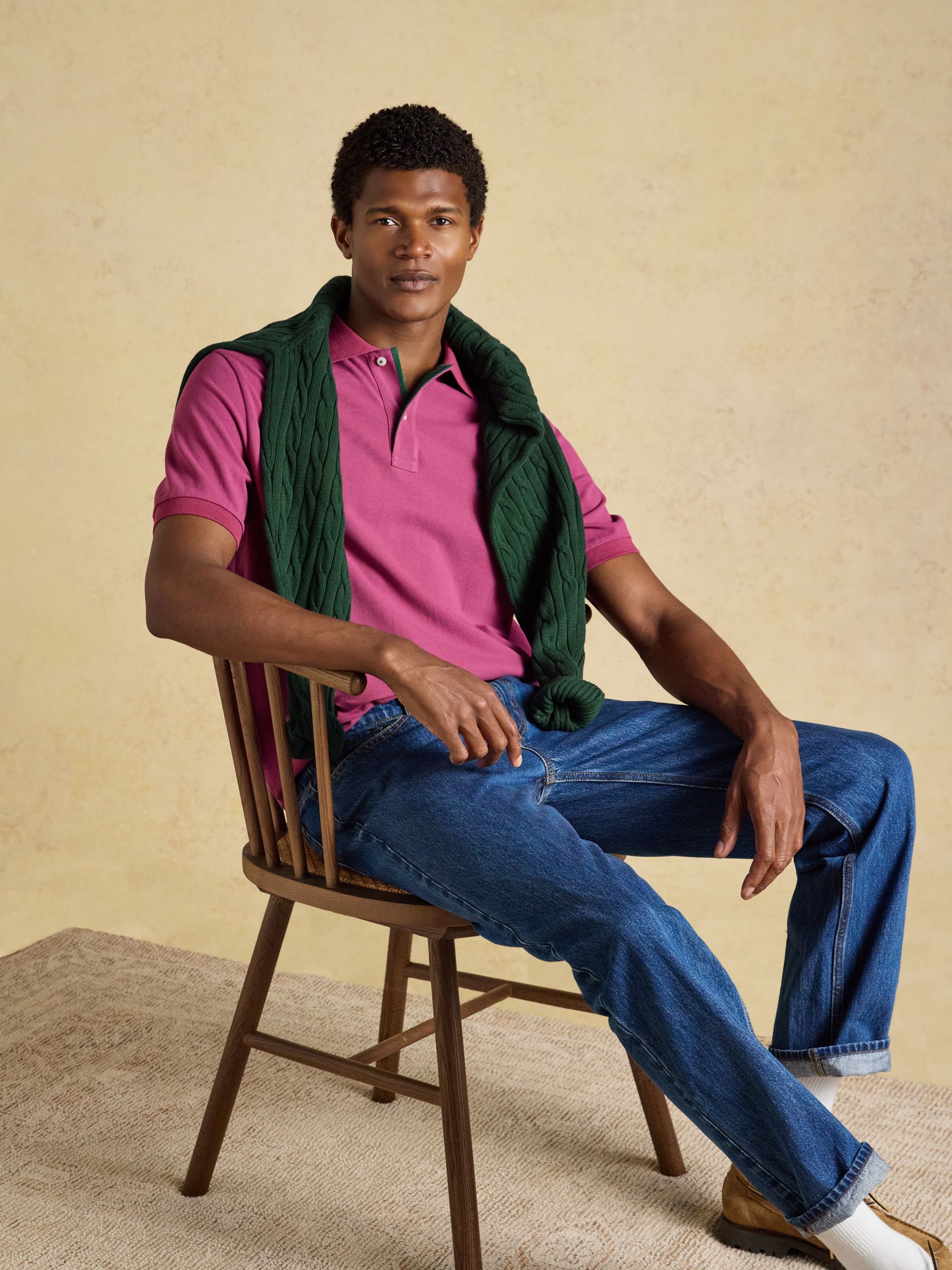 Woody Berry Red Cotton Pique Polo Shirt - Image 3 of 9