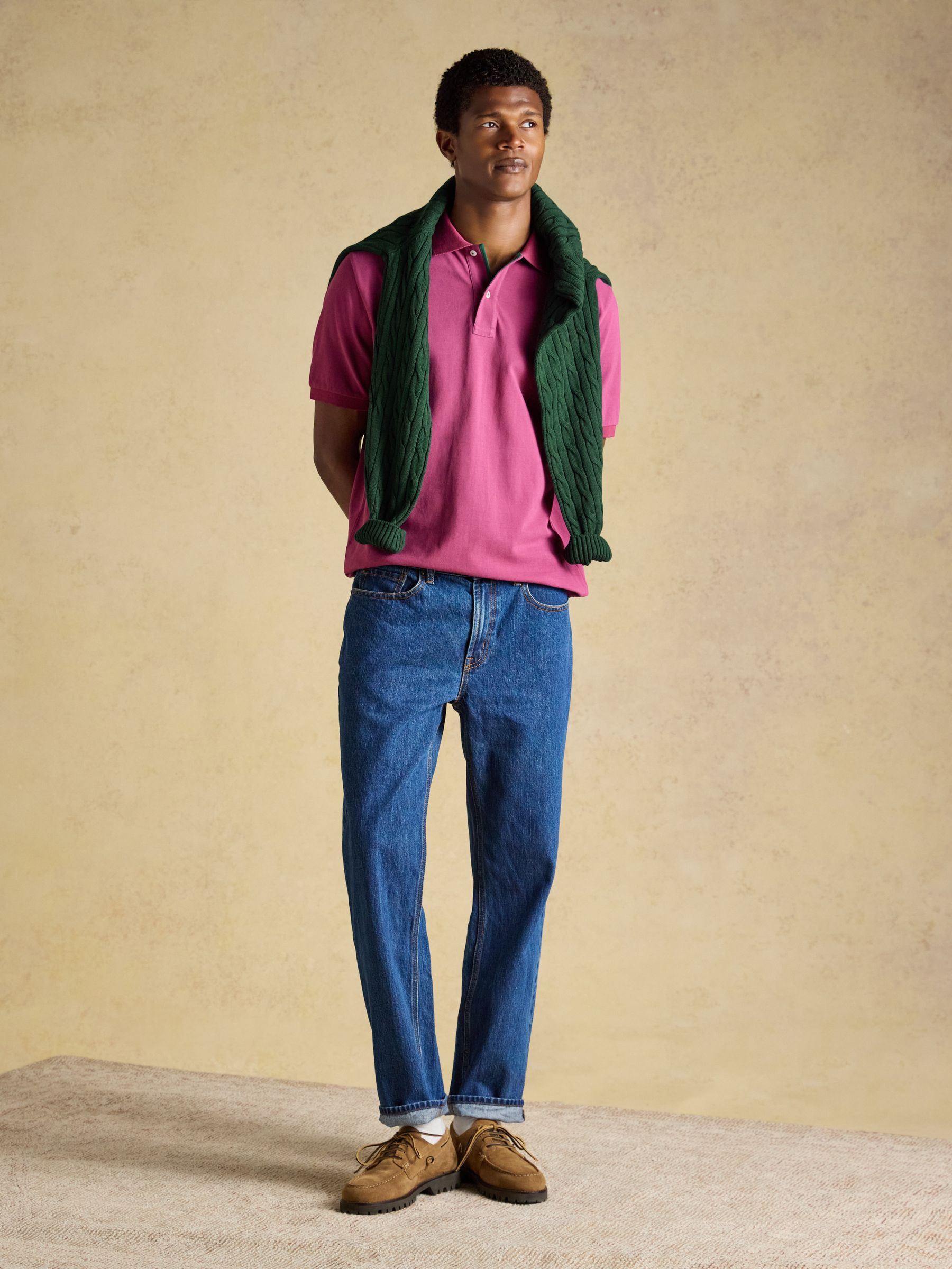 Woody Berry Red Cotton Pique Polo Shirt - Image 5 of 9