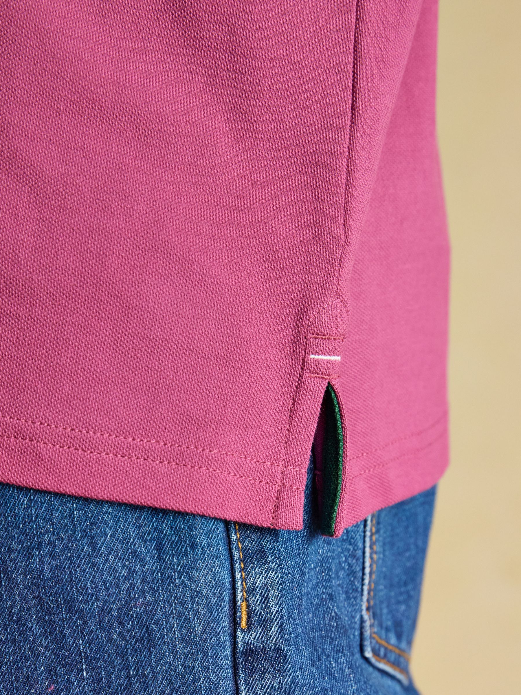 Woody Berry Red Cotton Pique Polo Shirt - Image 7 of 9