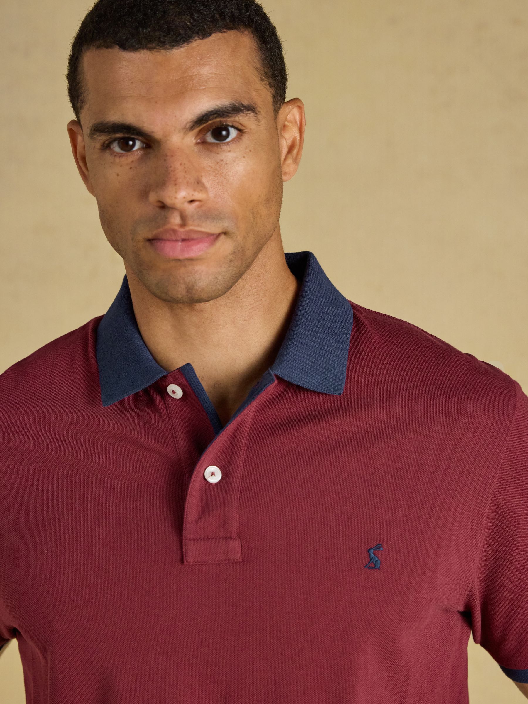 Woody Red Cotton Pique Polo Shirt - Image 4 of 10