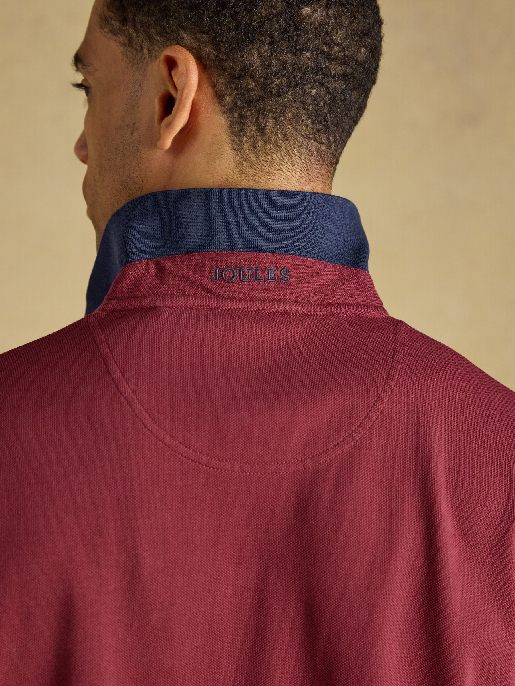 Woody Red Cotton Pique Polo Shirt - Image 6 of 10