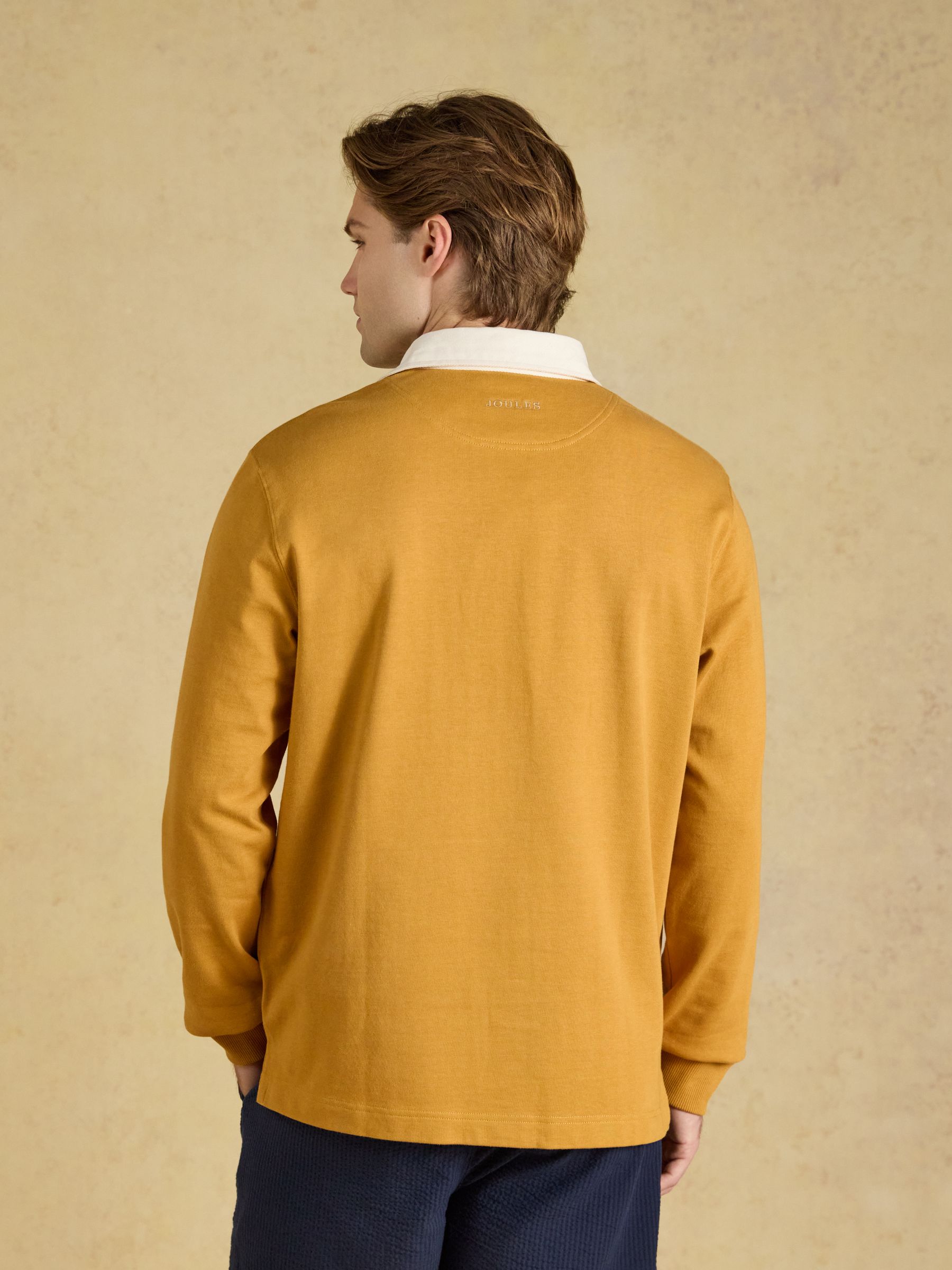 Yellow Rugby Club Long Sleeve Plain Shirt - Image 2 of 8