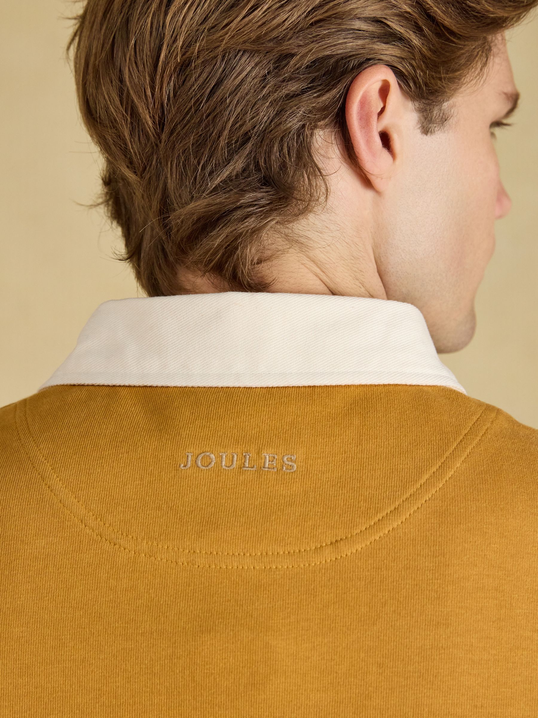 Yellow Rugby Club Long Sleeve Plain Shirt - Image 7 of 8