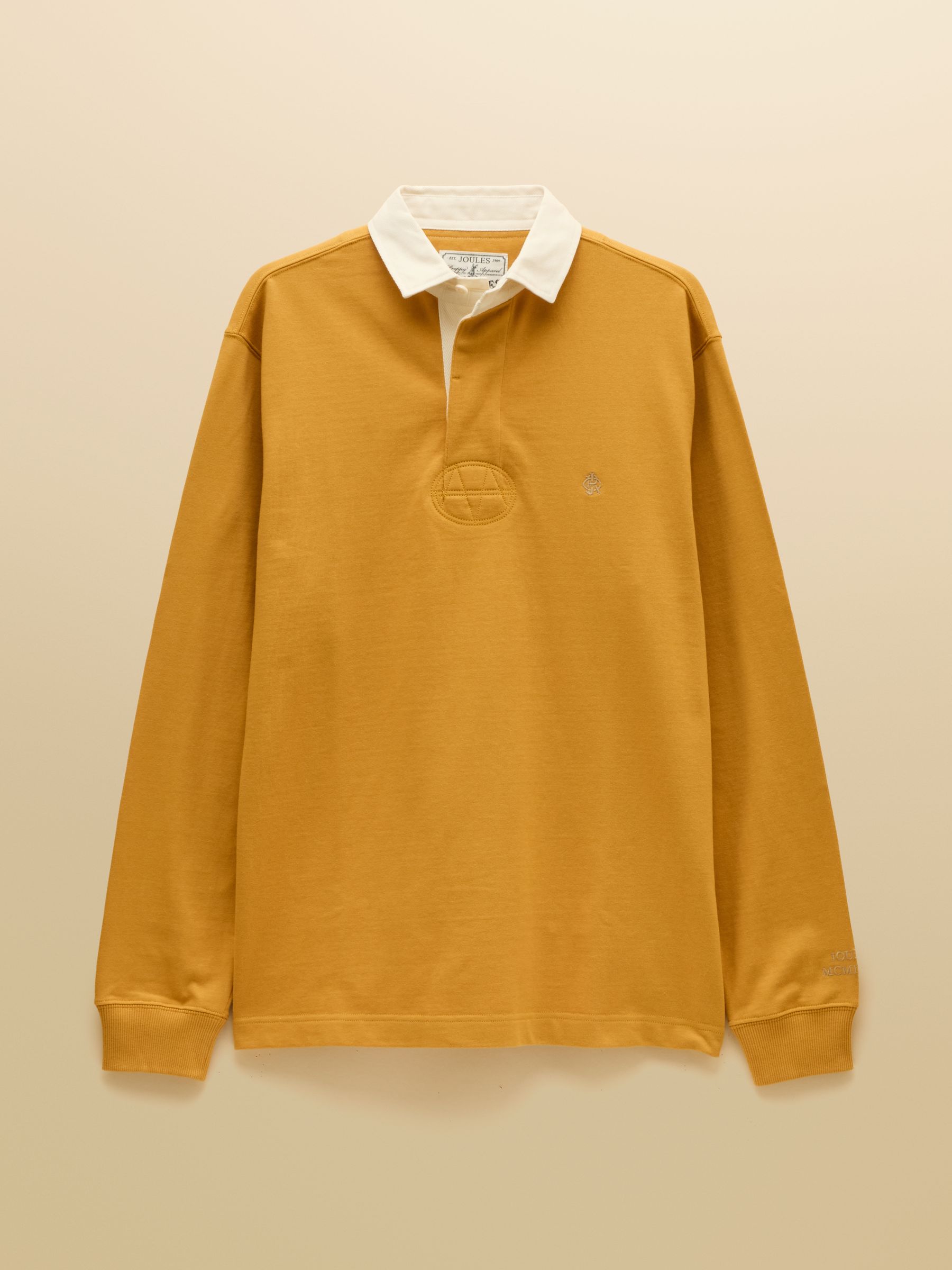 Yellow Rugby Club Long Sleeve Plain Shirt - Image 8 of 8