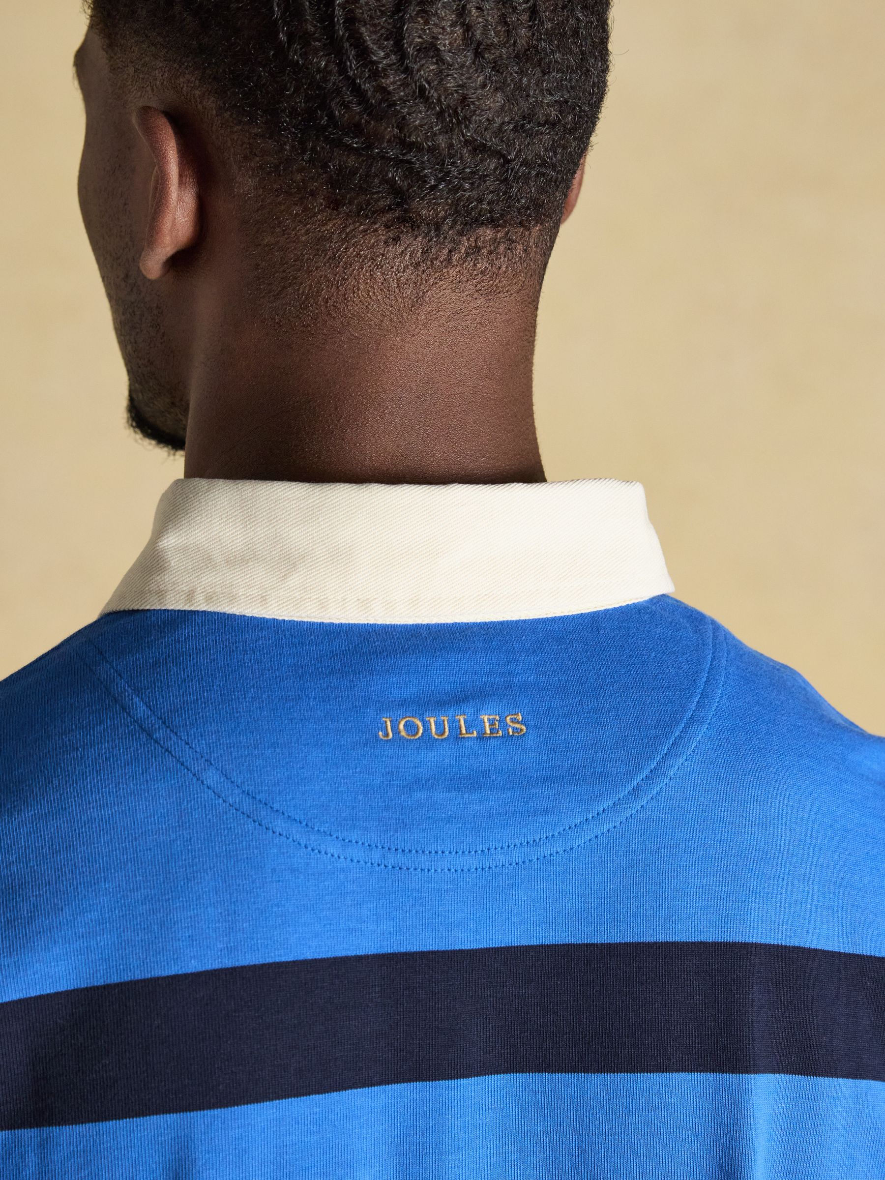 Rugby Club Blue/Navy Long Sleeve Stripe Shirt - Image 7 of 8