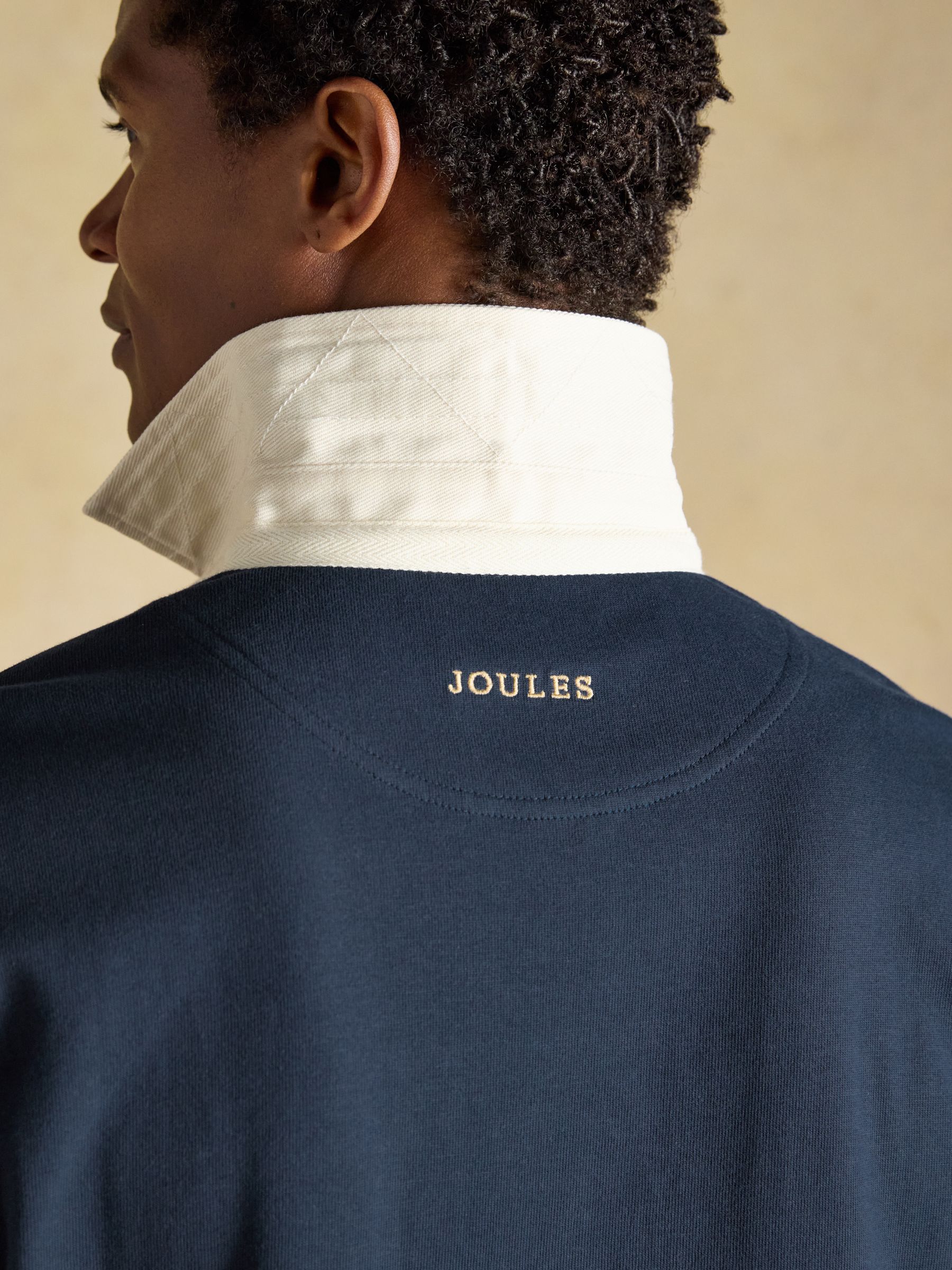 Navy Rugby Club Long Sleeve Plain Shirt - Image 7 of 9