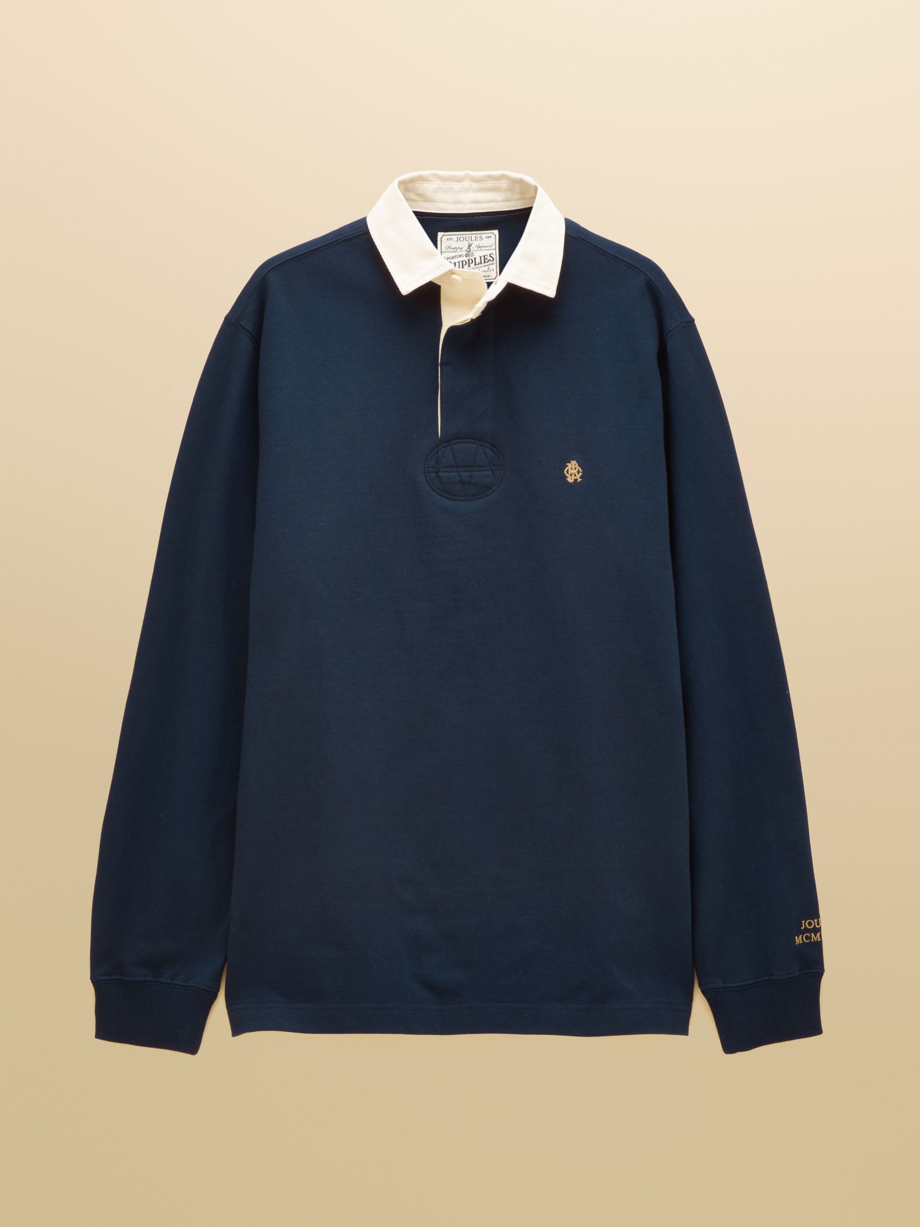 Navy Rugby Club Long Sleeve Plain Shirt - Image 9 of 9