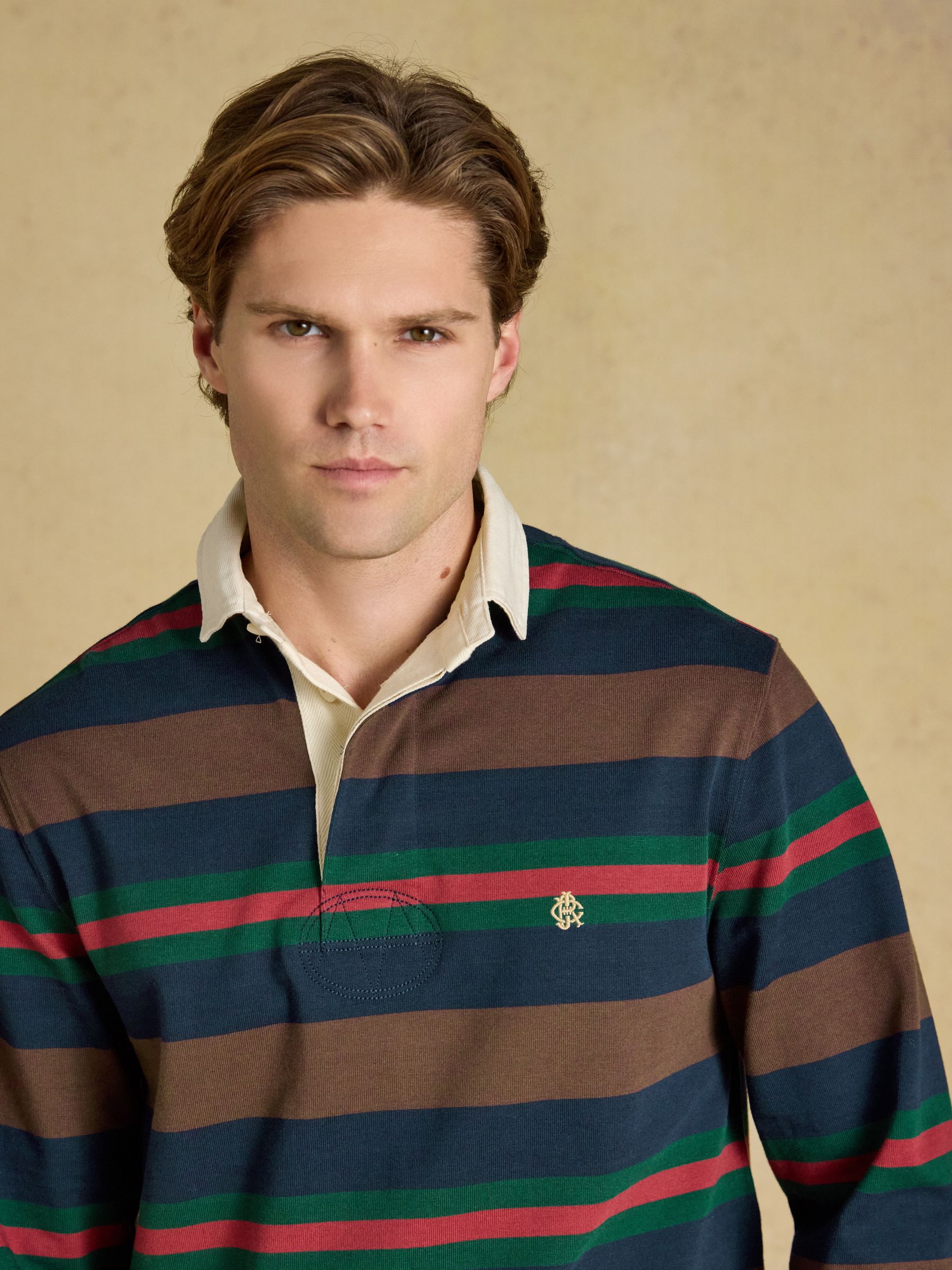 Rugby Club Multi Long Sleeve Striped Rugby Shirt - Image 4 of 8