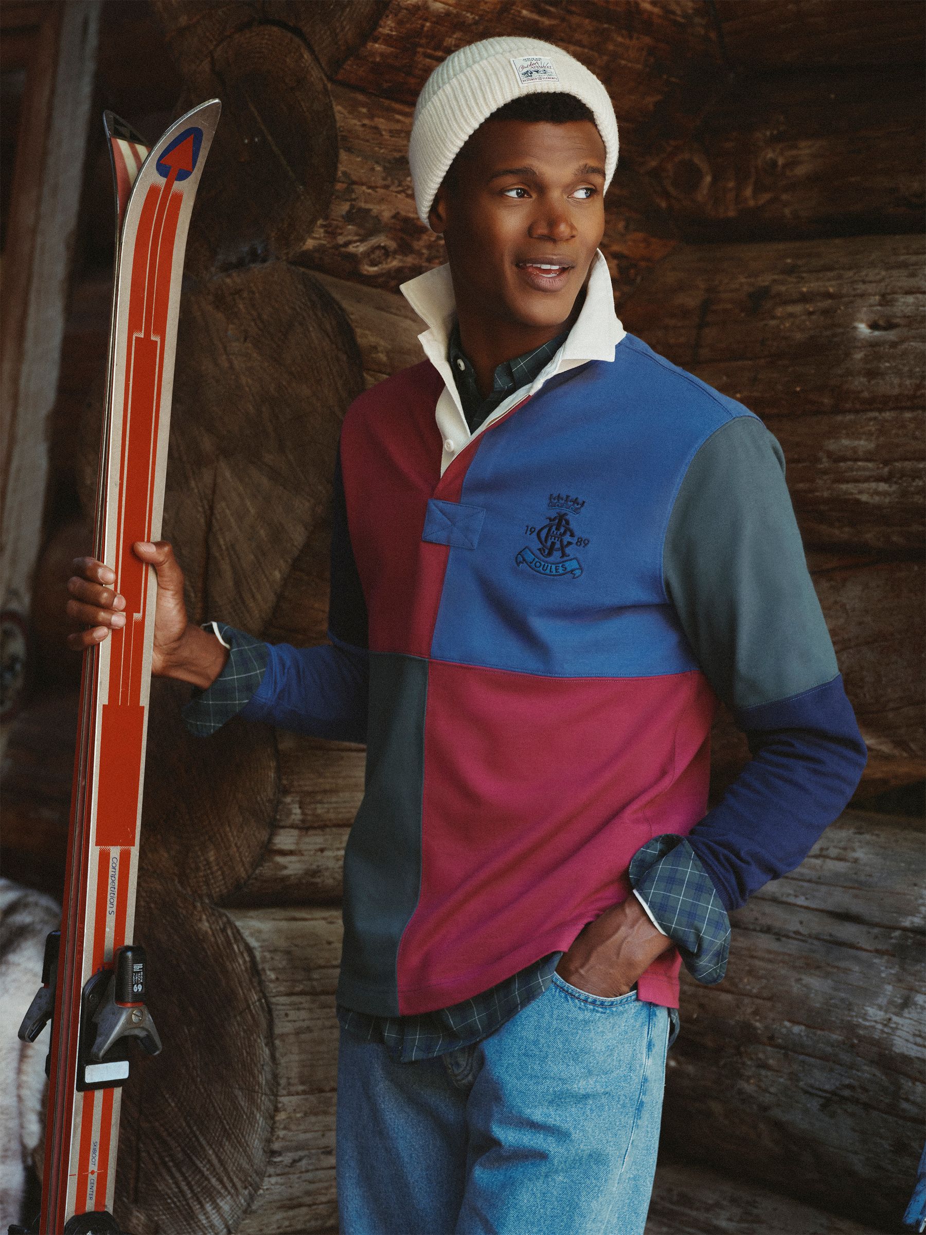 Green/Pink Cotton Rugby Shirt - Image 1 of 11 Green/Pink Cotton Rugby Shirt - Image 1 of 11