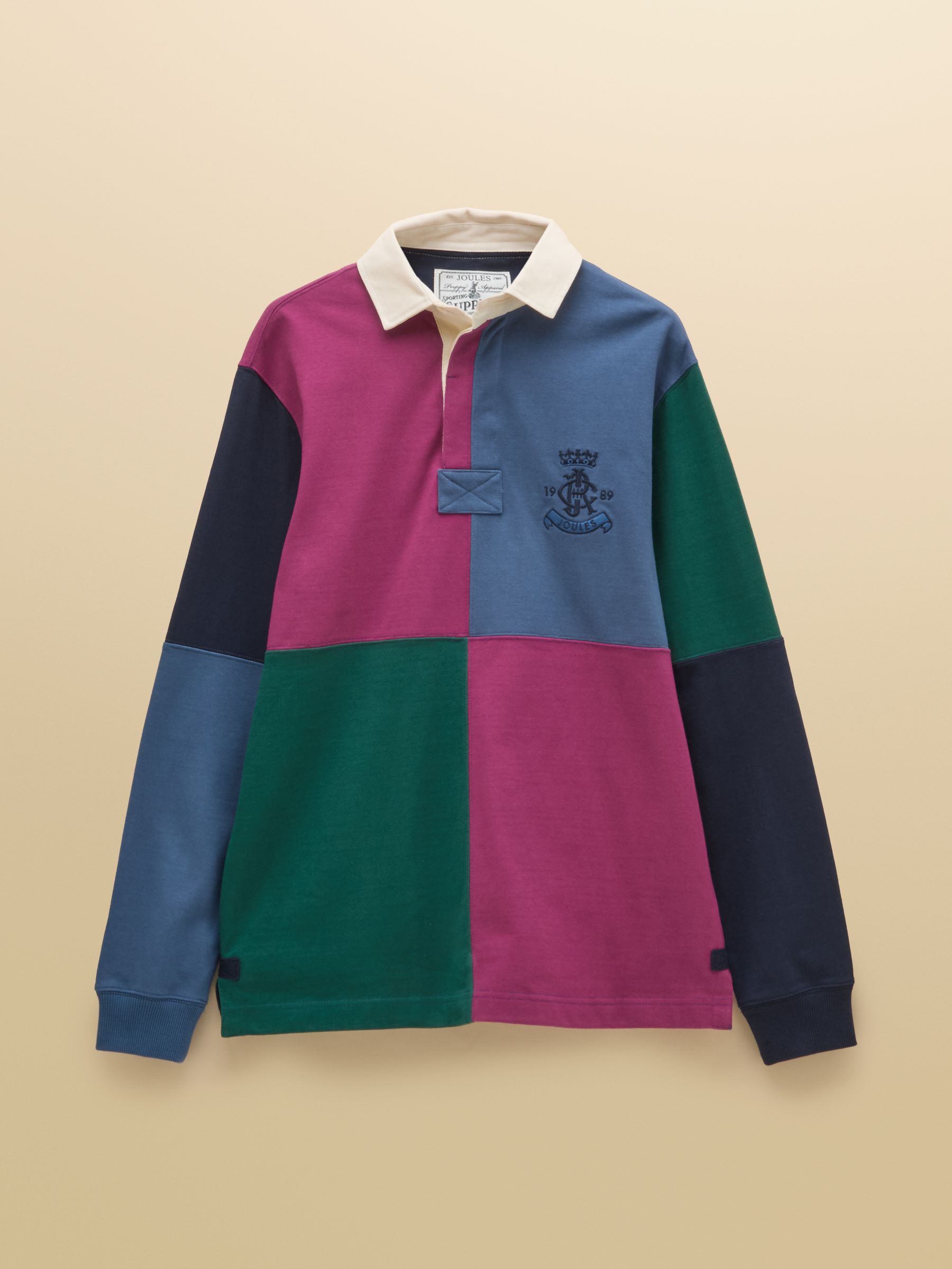Green/Pink Cotton Rugby Shirt - Image 11 of 11