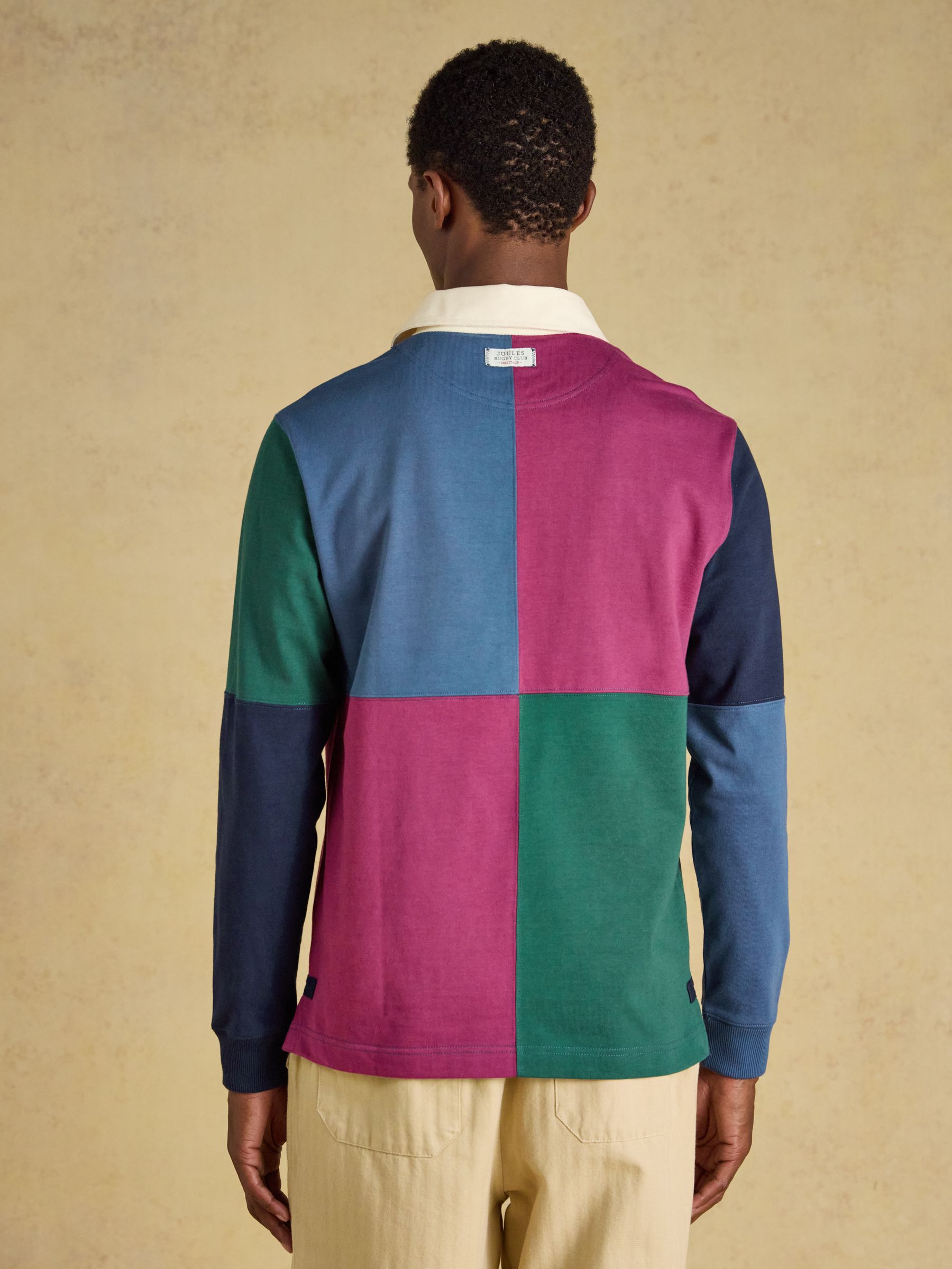 Green/Pink Cotton Rugby Shirt - Image 4 of 11