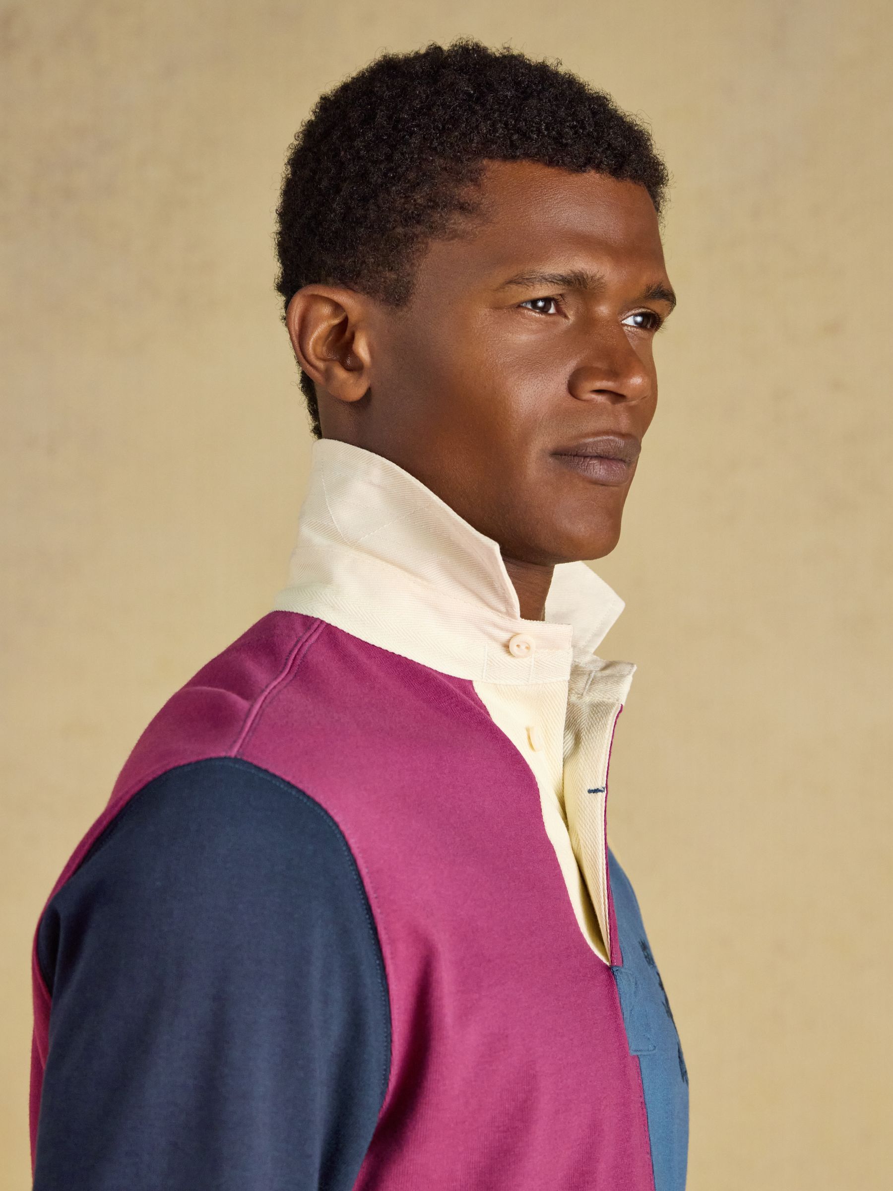 Green/Pink Cotton Rugby Shirt - Image 7 of 11