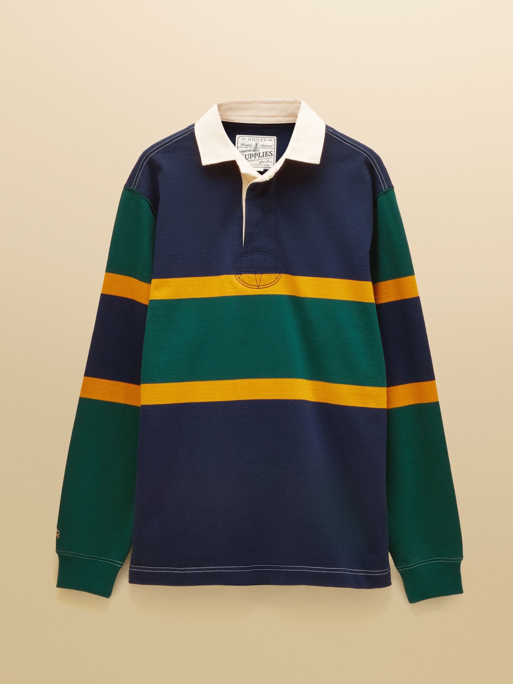 Green/Navy Embellished Rugby Shirt - Image 9 of 9
