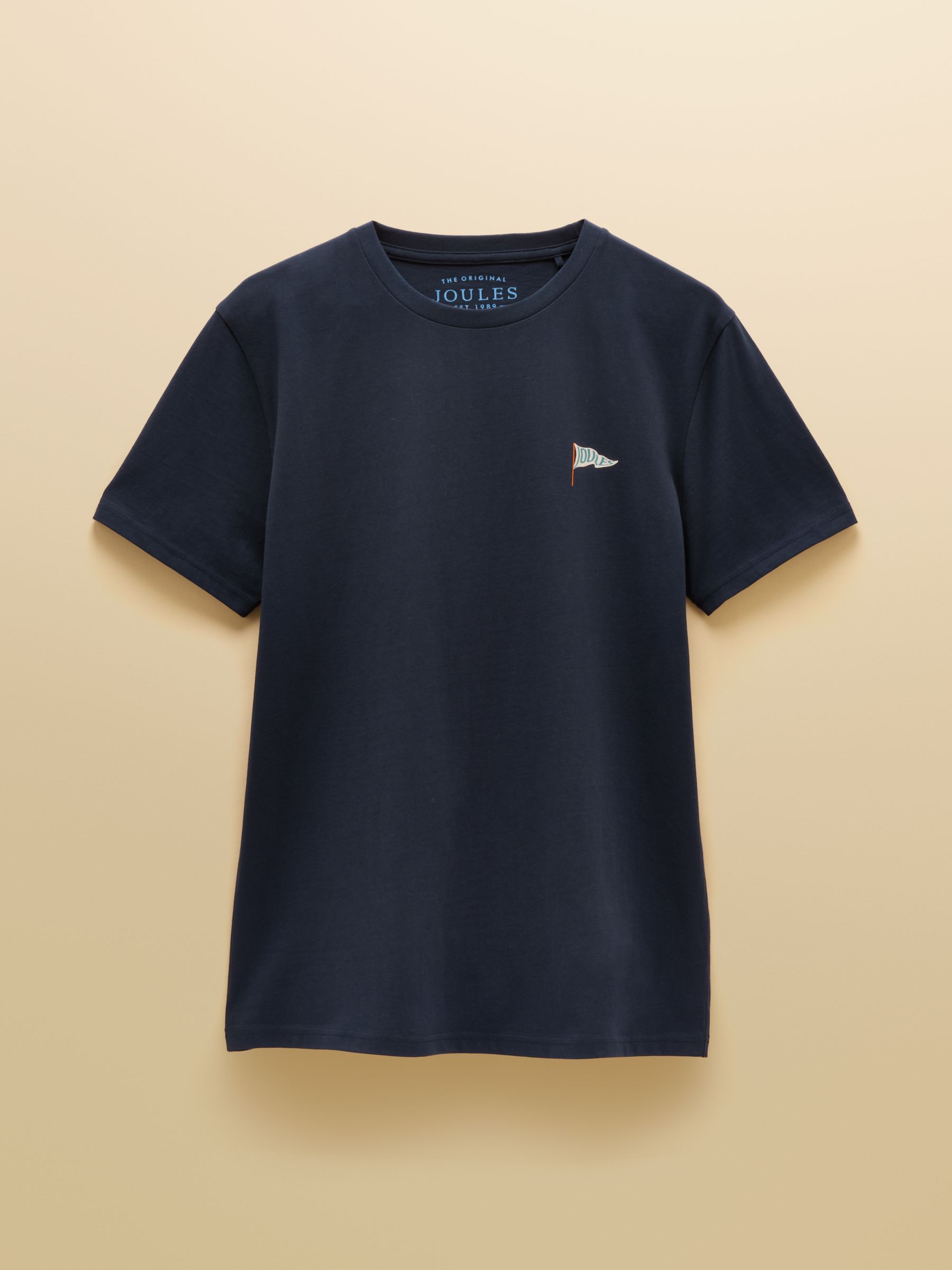Navy Boat Print Classic Fit Cotton T-Shirt - Image 7 of 7