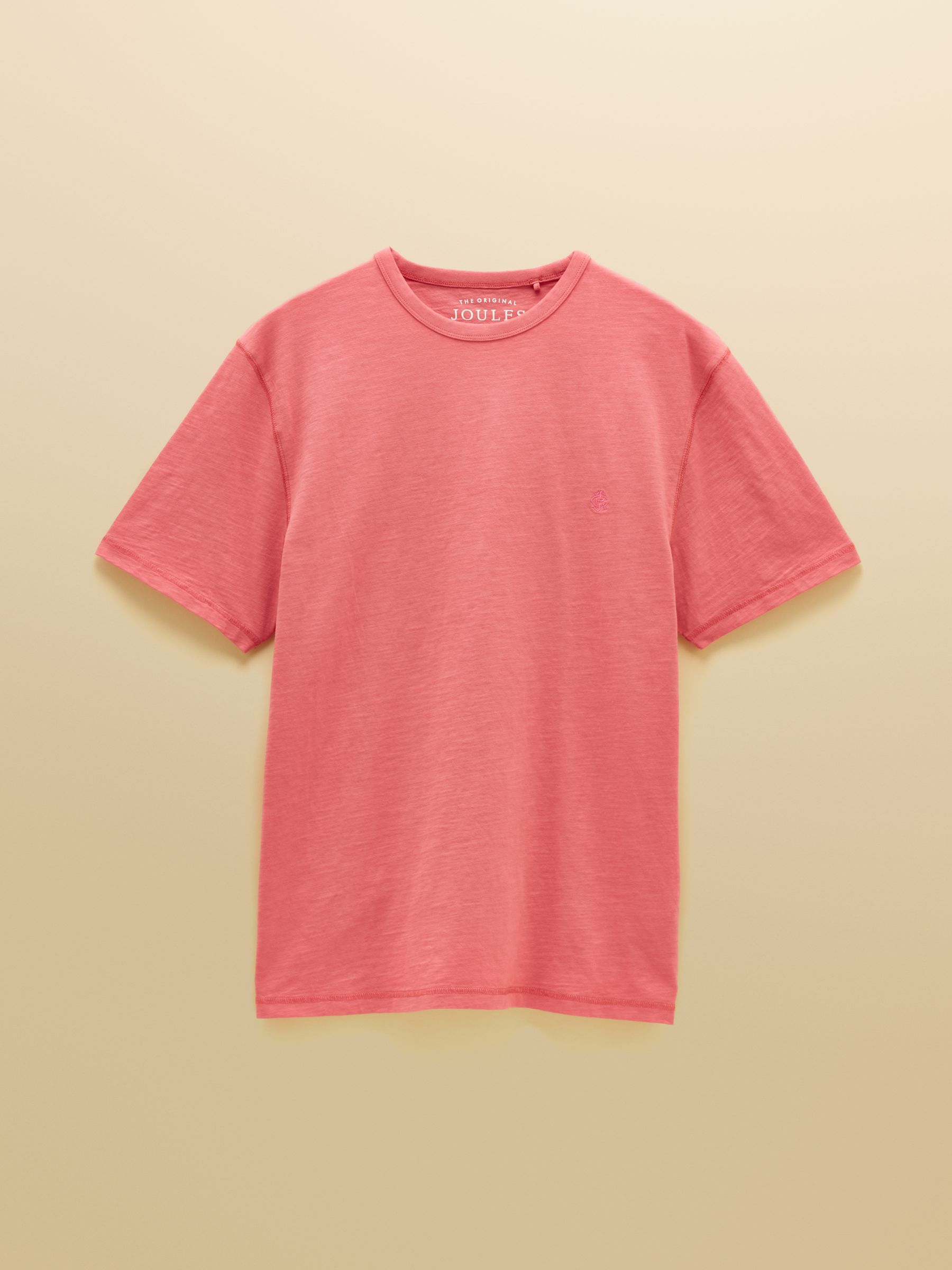 Rugby Club Rose Pink Classic Fit Garment Dyed Cotton T-Shirt - Image 6 of 6 Rugby Club Rose Pink Classic Fit Garment Dyed Cotton T-Shirt - Image 6 of 6