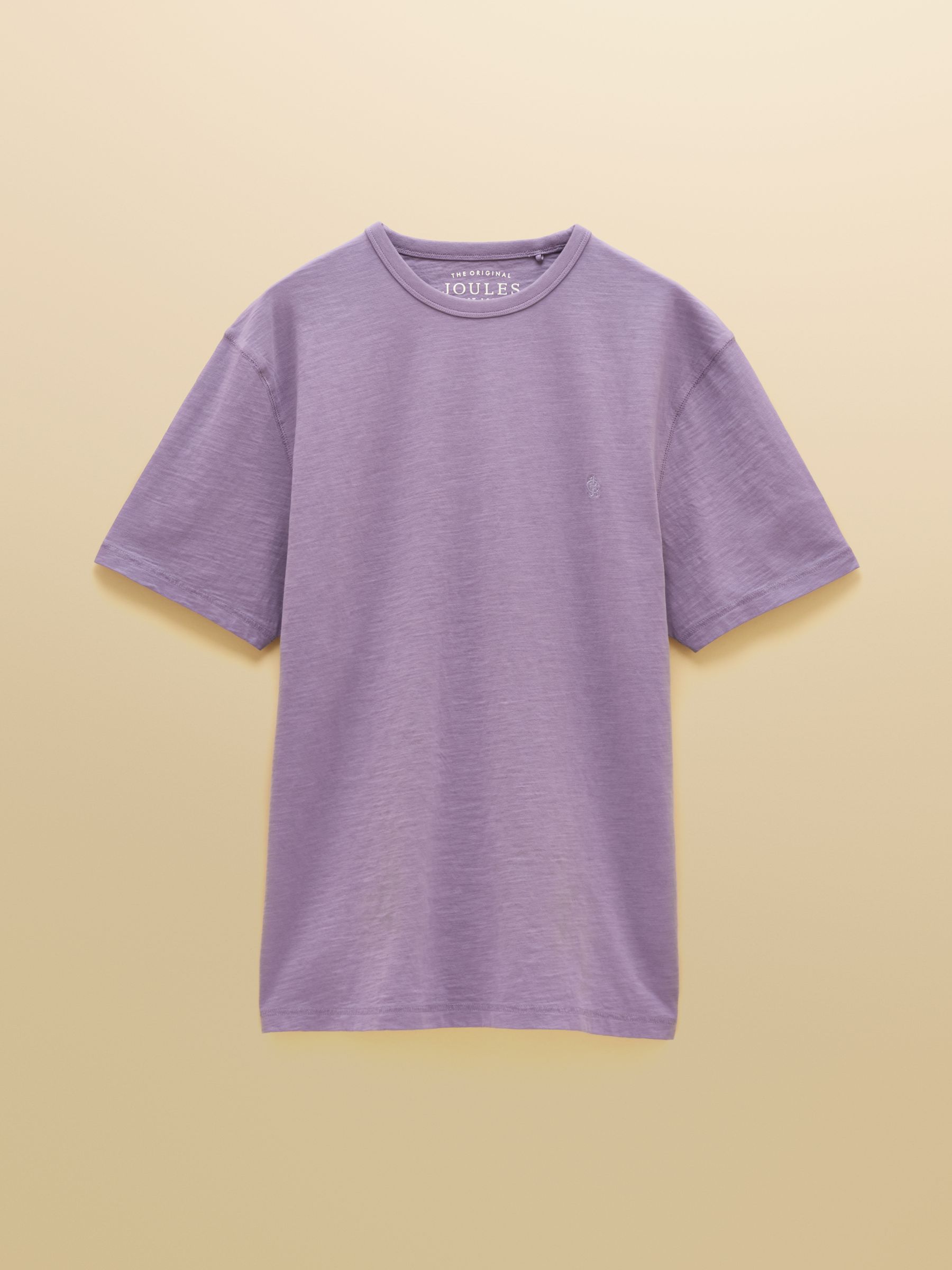 Rugby Club Purple Classic Fit Garment Dyed Cotton T-Shirt - Image 5 of 5