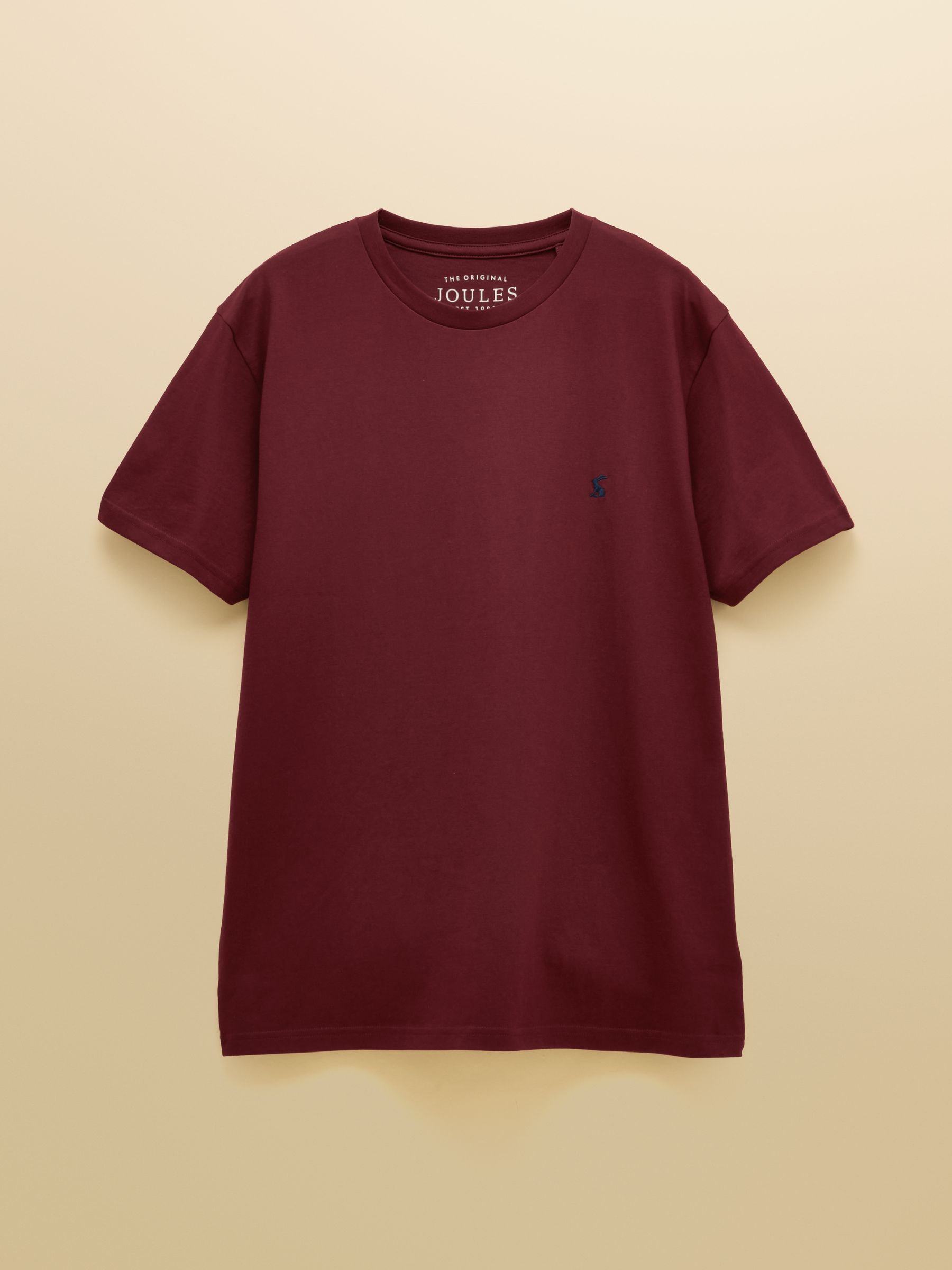 Navy/Port/Green Classic Fit Cotton T-Shirt 3 Pack - Image 4 of 8