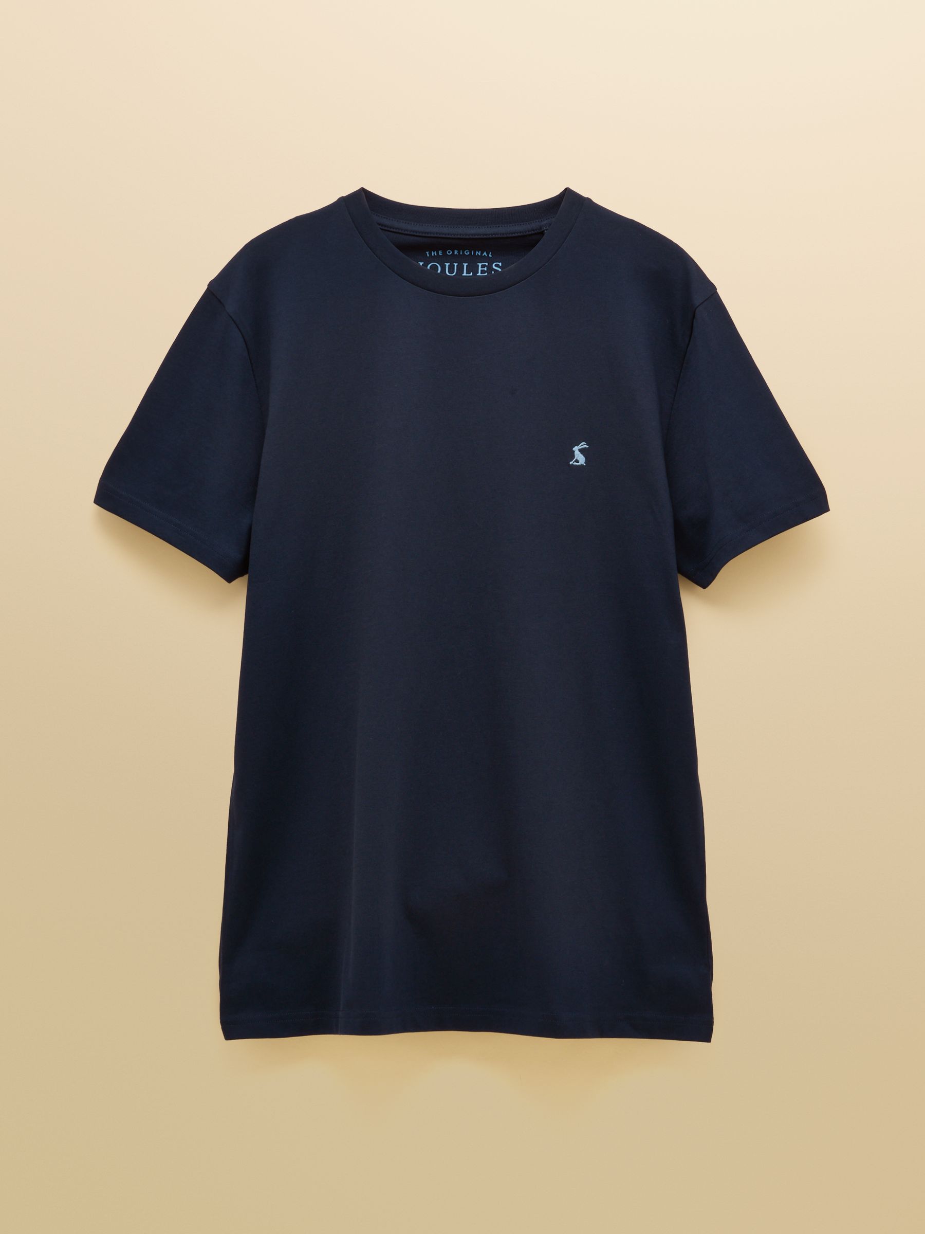 Navy/Port/Green Classic Fit Cotton T-Shirt 3 Pack - Image 6 of 8