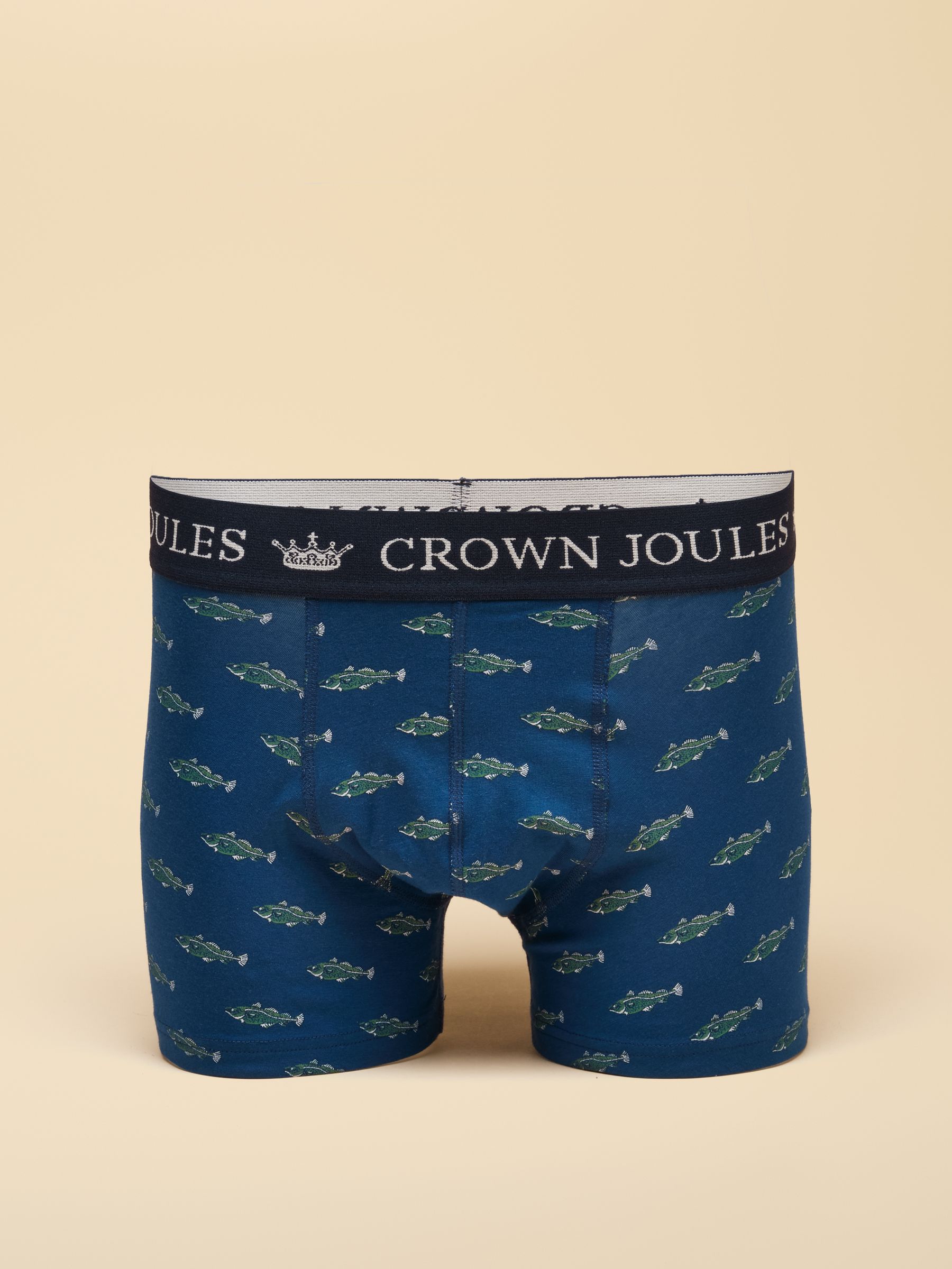 Oh My Cod Navy/Grey Cotton Jersey Boxer Shorts 2 pack - Image 2 of 4