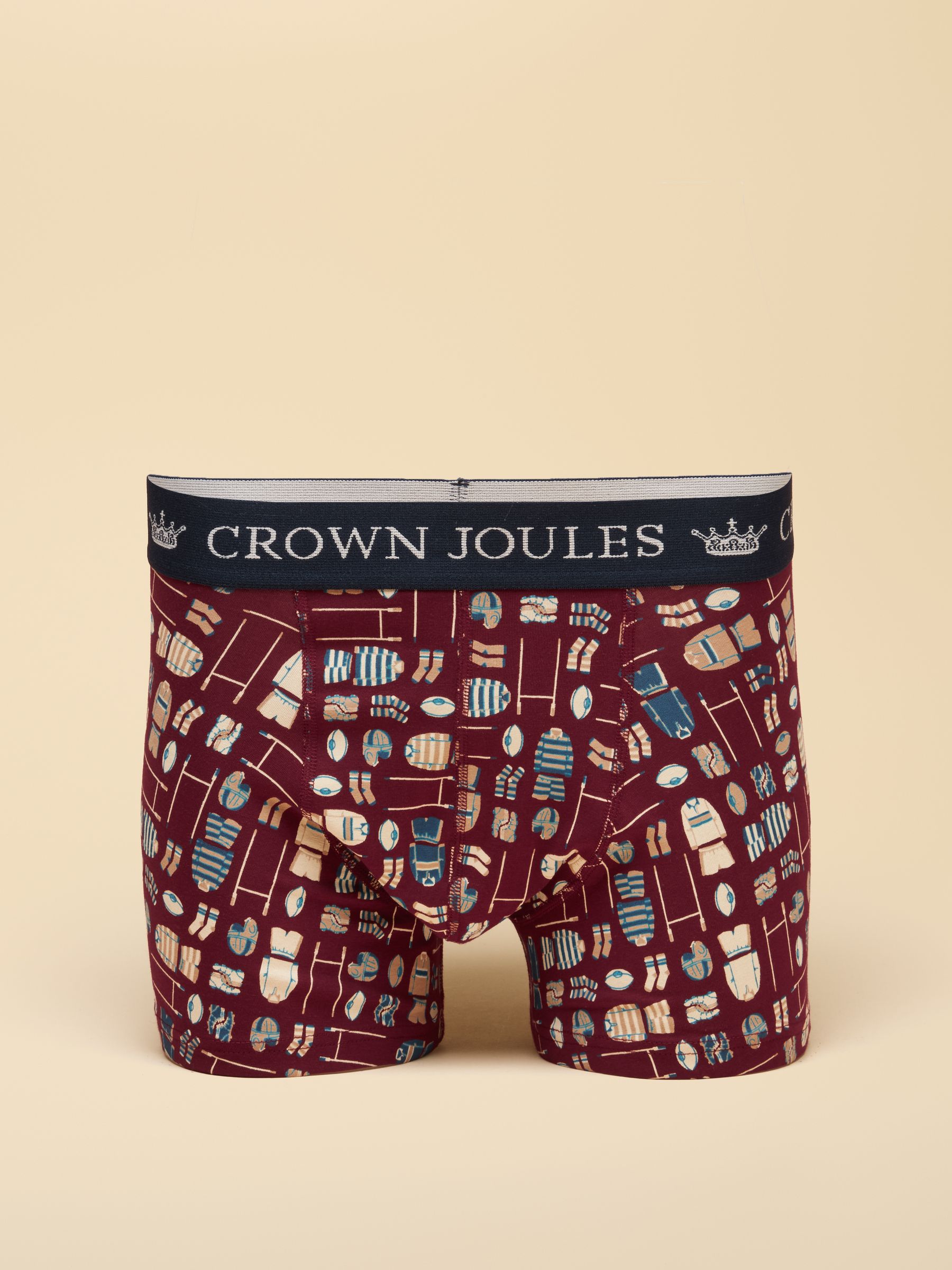 Ruck and Roll Red/Green Cotton Jersey Boxer Shorts 2 pack - Image 2 of 3