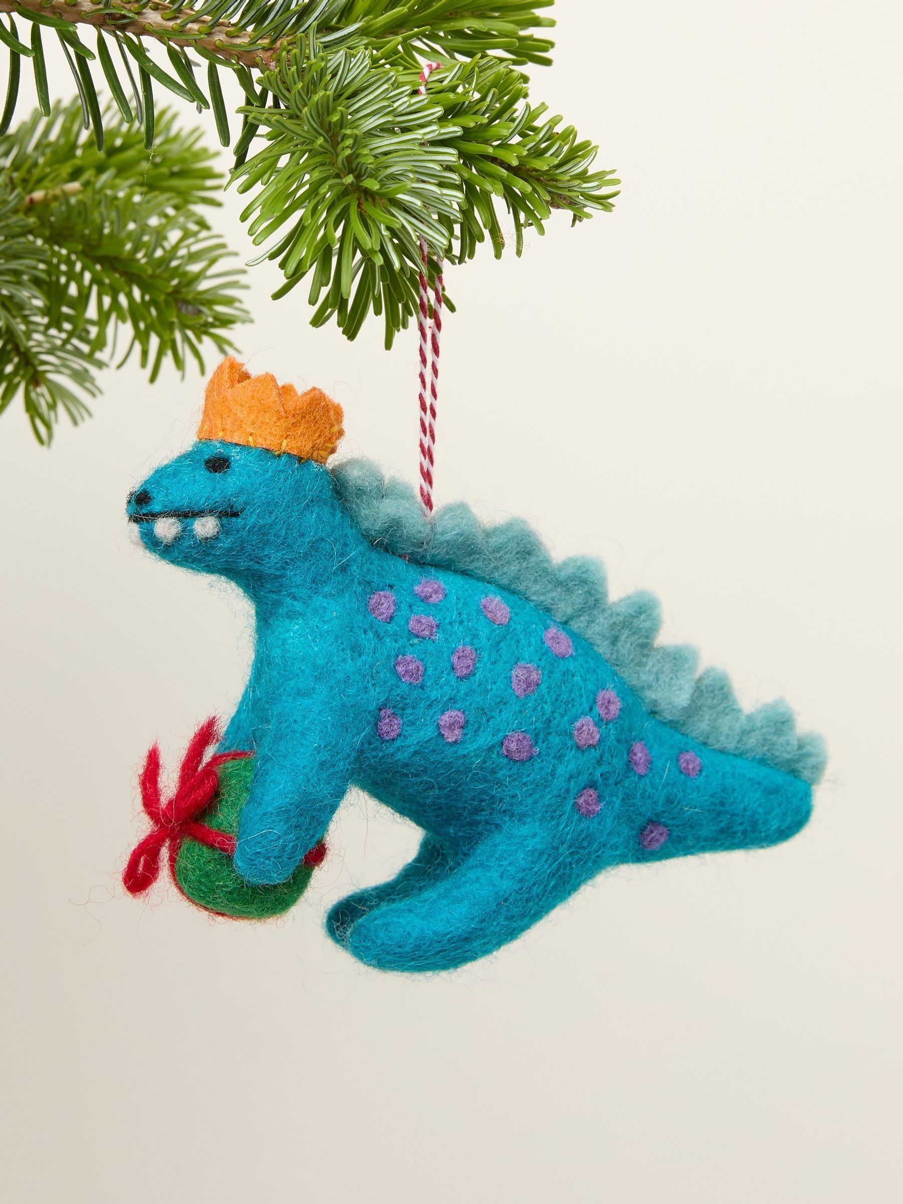 Blue Felt Party Dino Decoration - Image 1 of 2