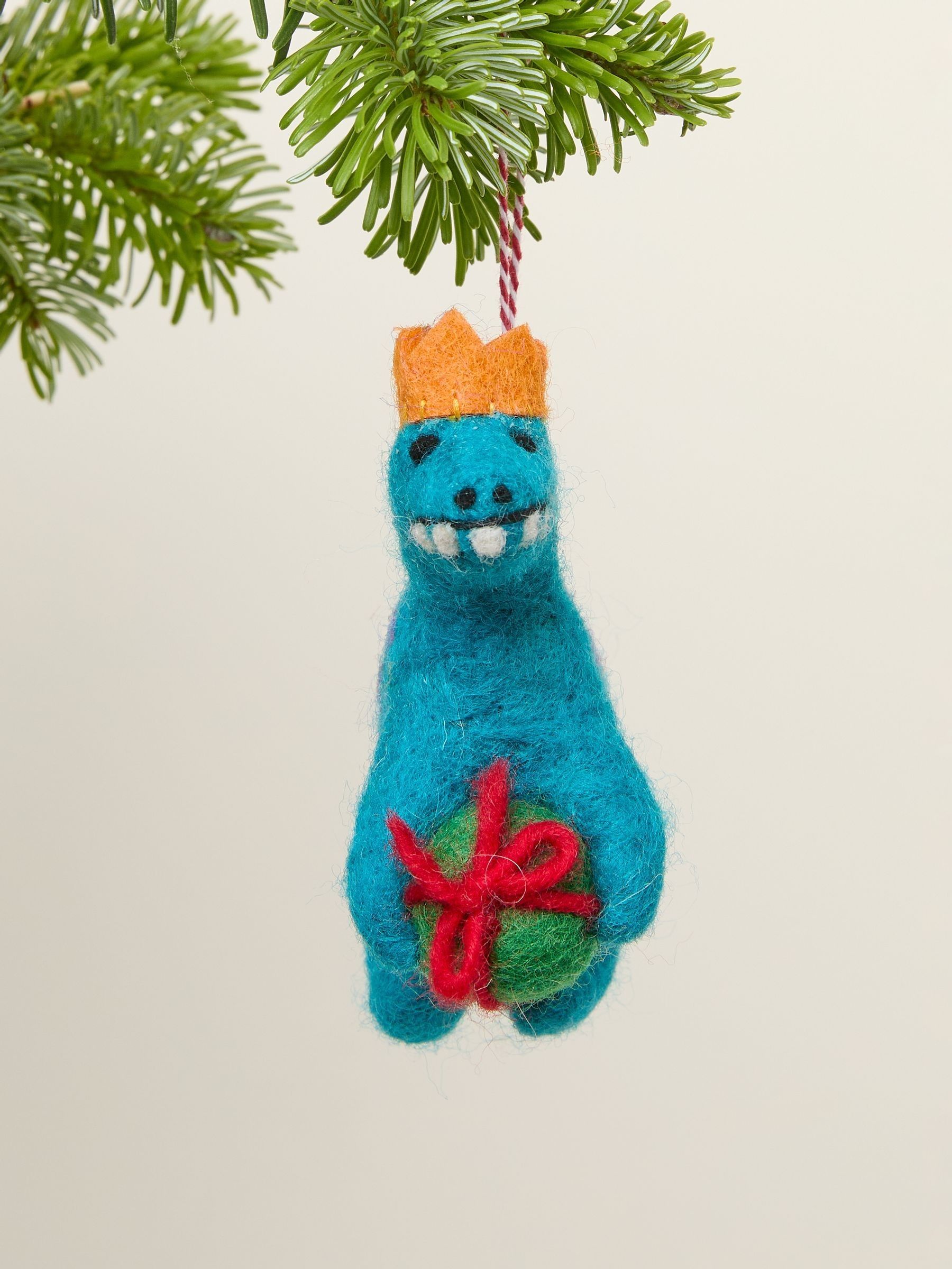 Blue Felt Party Dino Decoration - Image 2 of 2