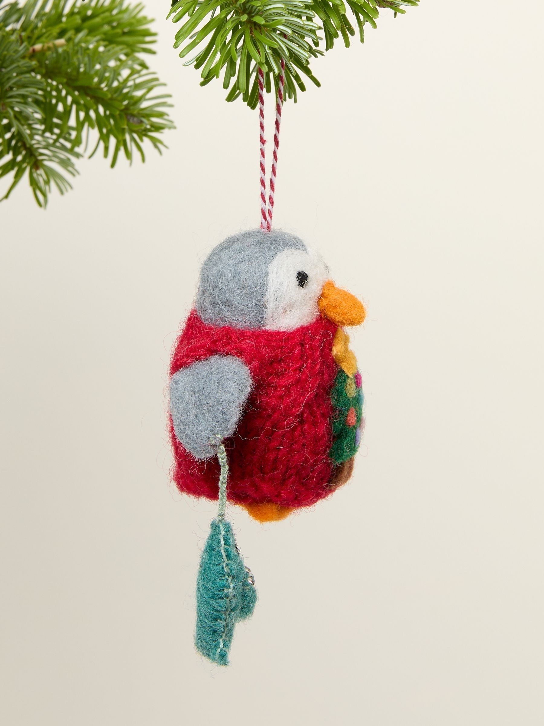 Multi Felt Penguin Decoration - Image 2 of 2 Multi Felt Penguin Decoration - Image 2 of 2
