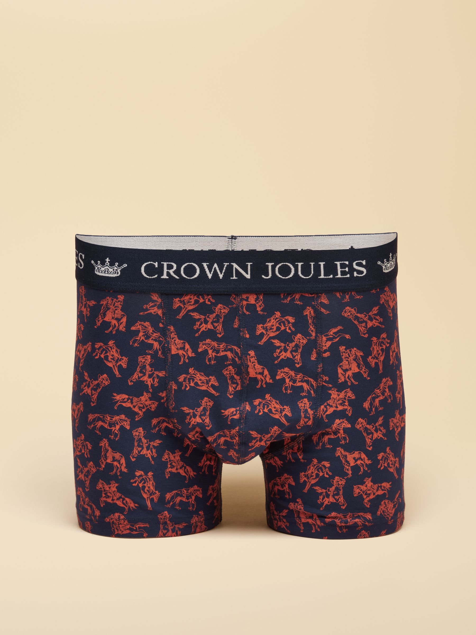 Not My First Rodeo Navy/Grey Cotton Jersey Boxer Shorts 2 pack - Image 3 of 4