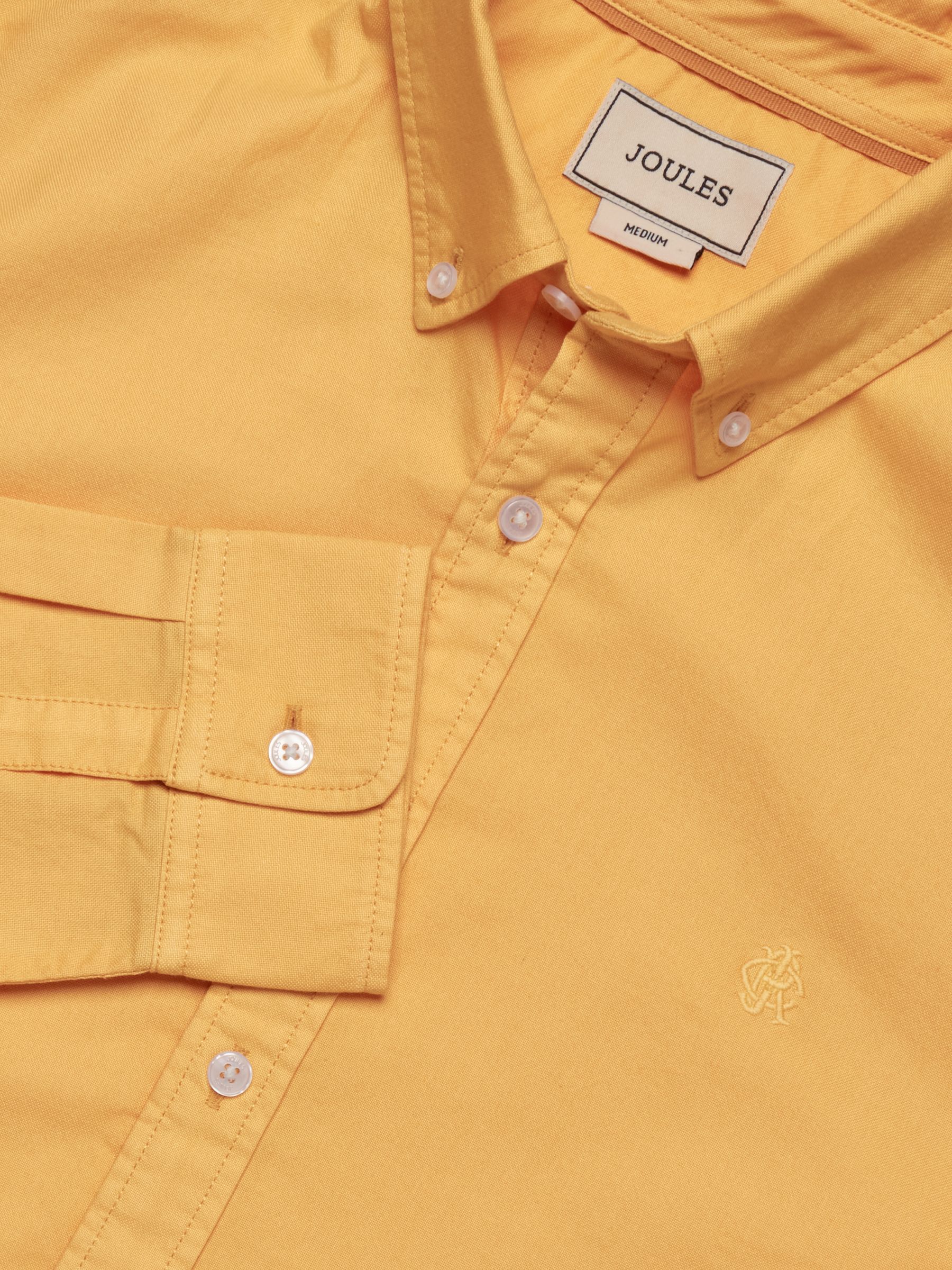 Yellow Garment Dyed Long Sleeve Cotton Shirt - Image 2 of 7