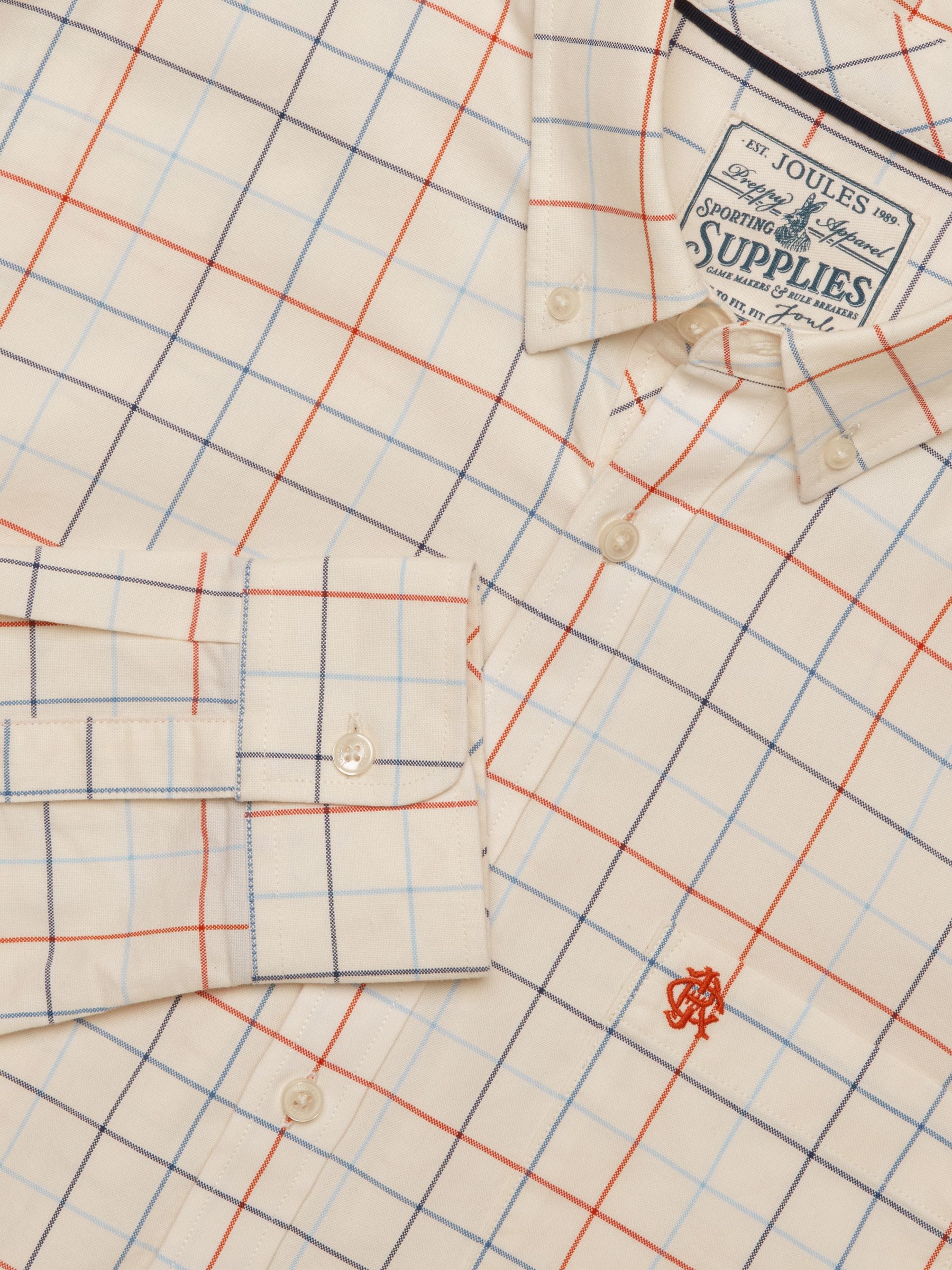 White Checked Classic Fit Cotton Oxford Shirt - Image 2 of 12