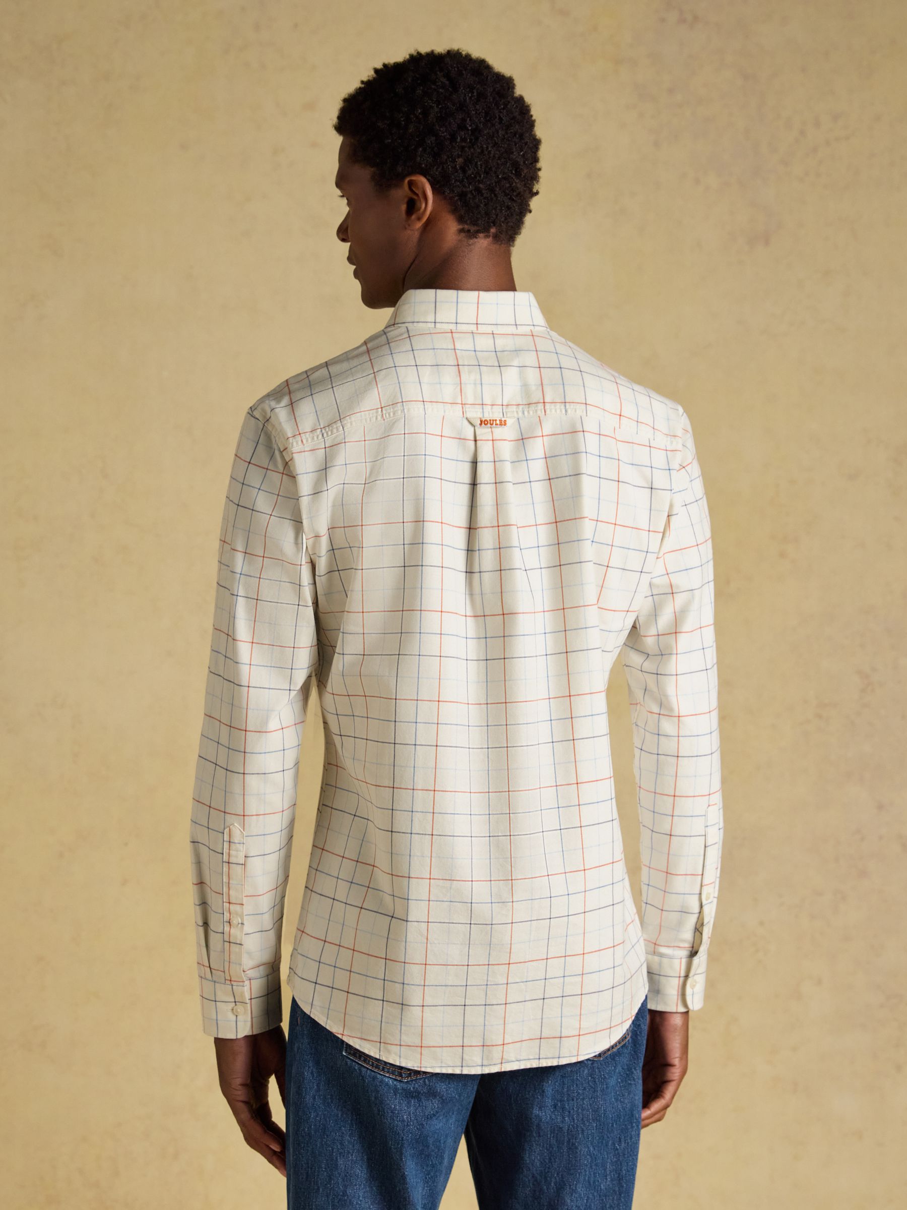 White Checked Classic Fit Cotton Oxford Shirt - Image 3 of 12