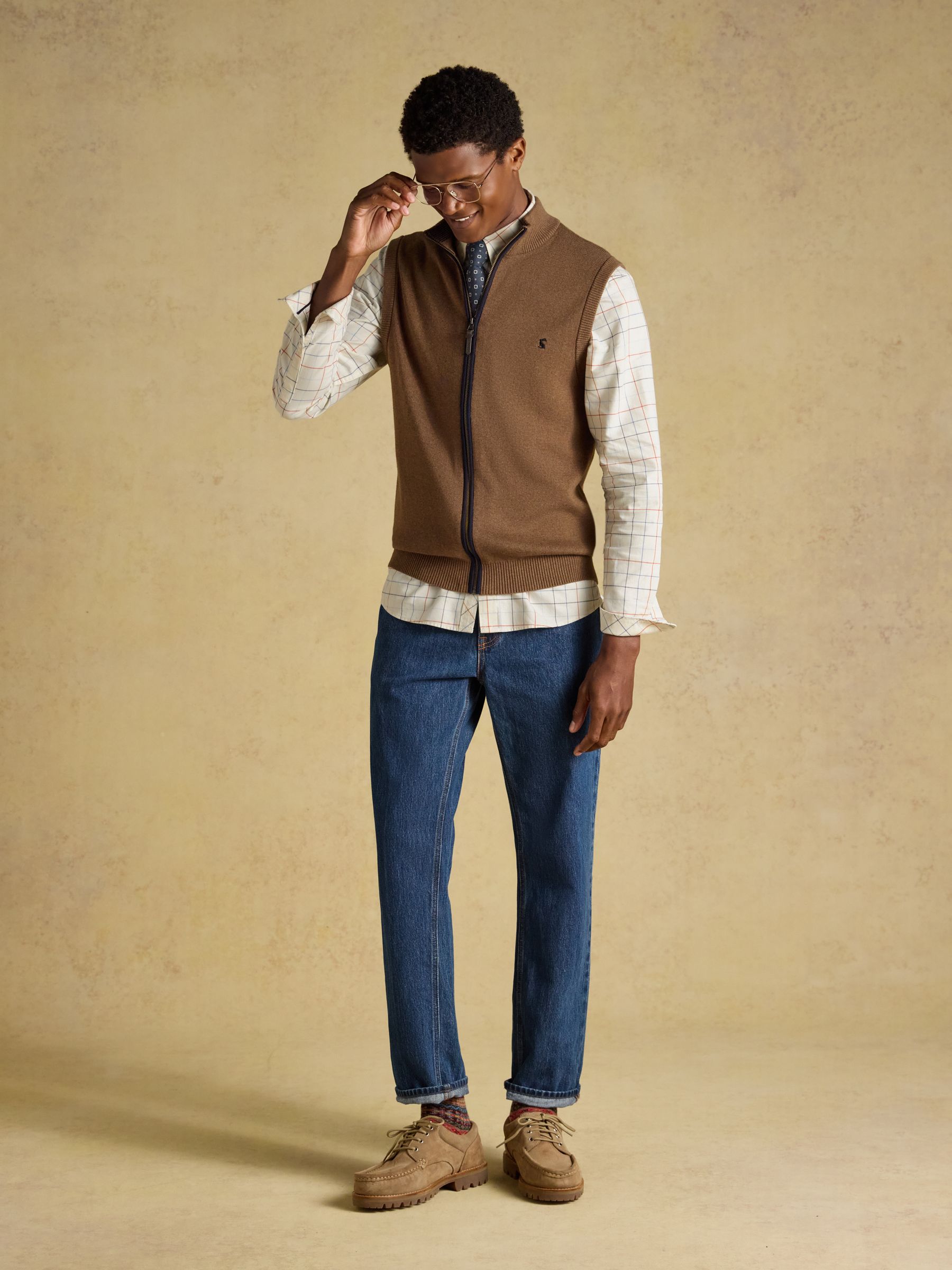 White Checked Classic Fit Cotton Oxford Shirt - Image 4 of 12
