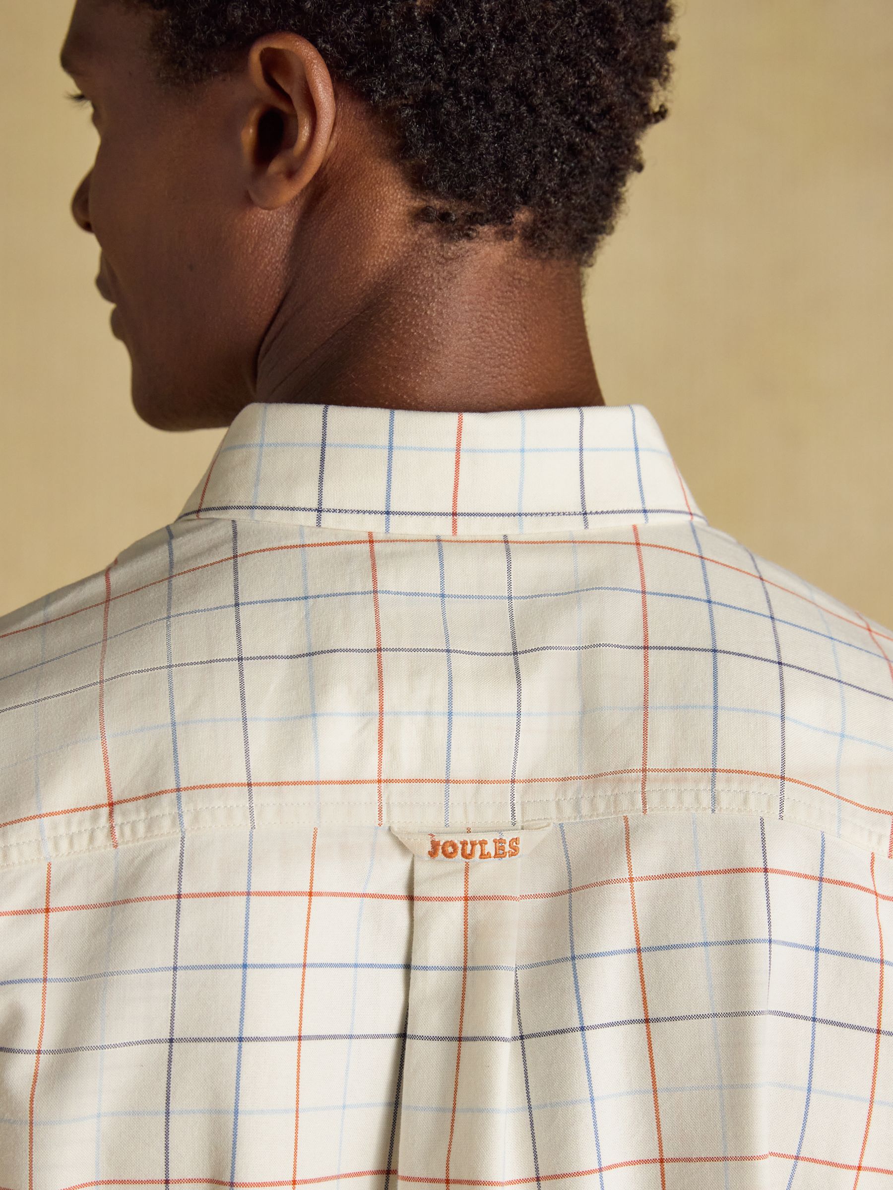 White Checked Classic Fit Cotton Oxford Shirt - Image 9 of 12