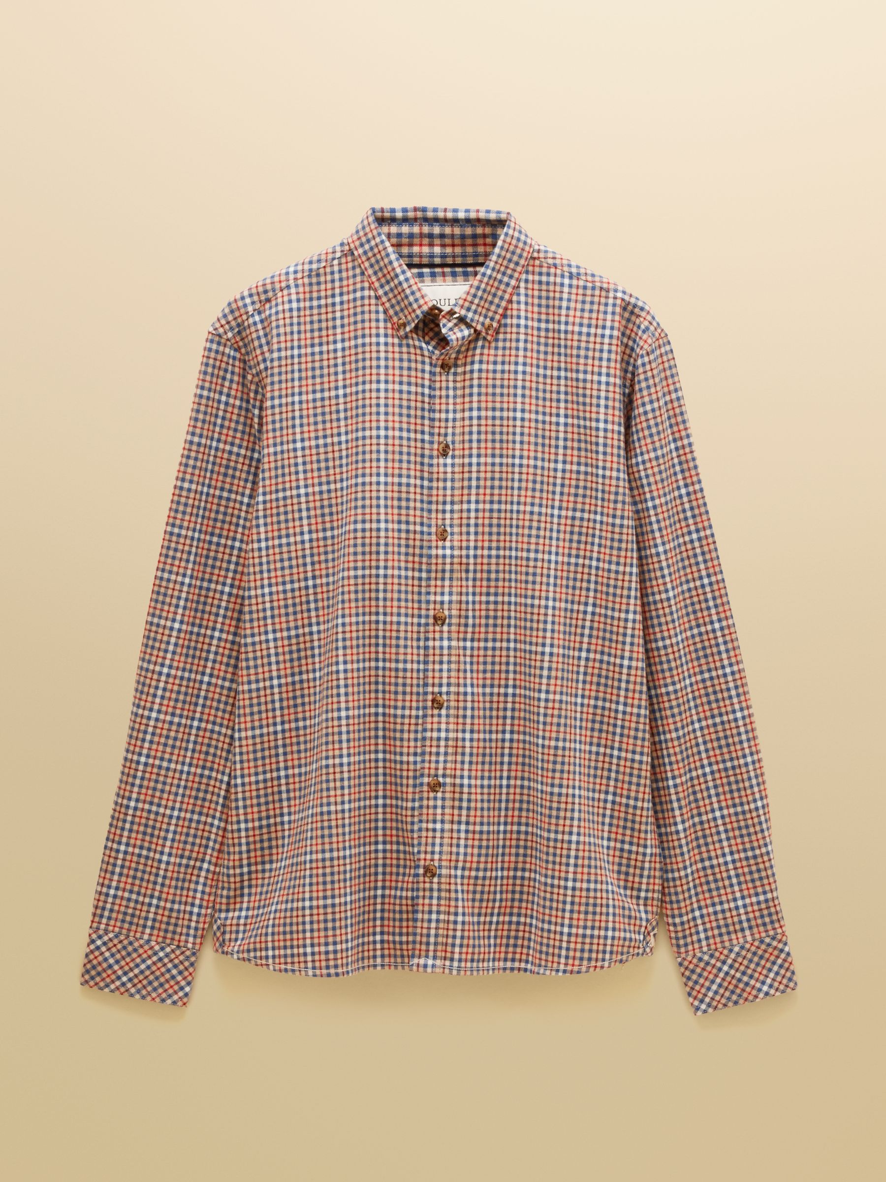 Oat Long Sleeve Brushed Flannel Shirt - Image 10 of 10