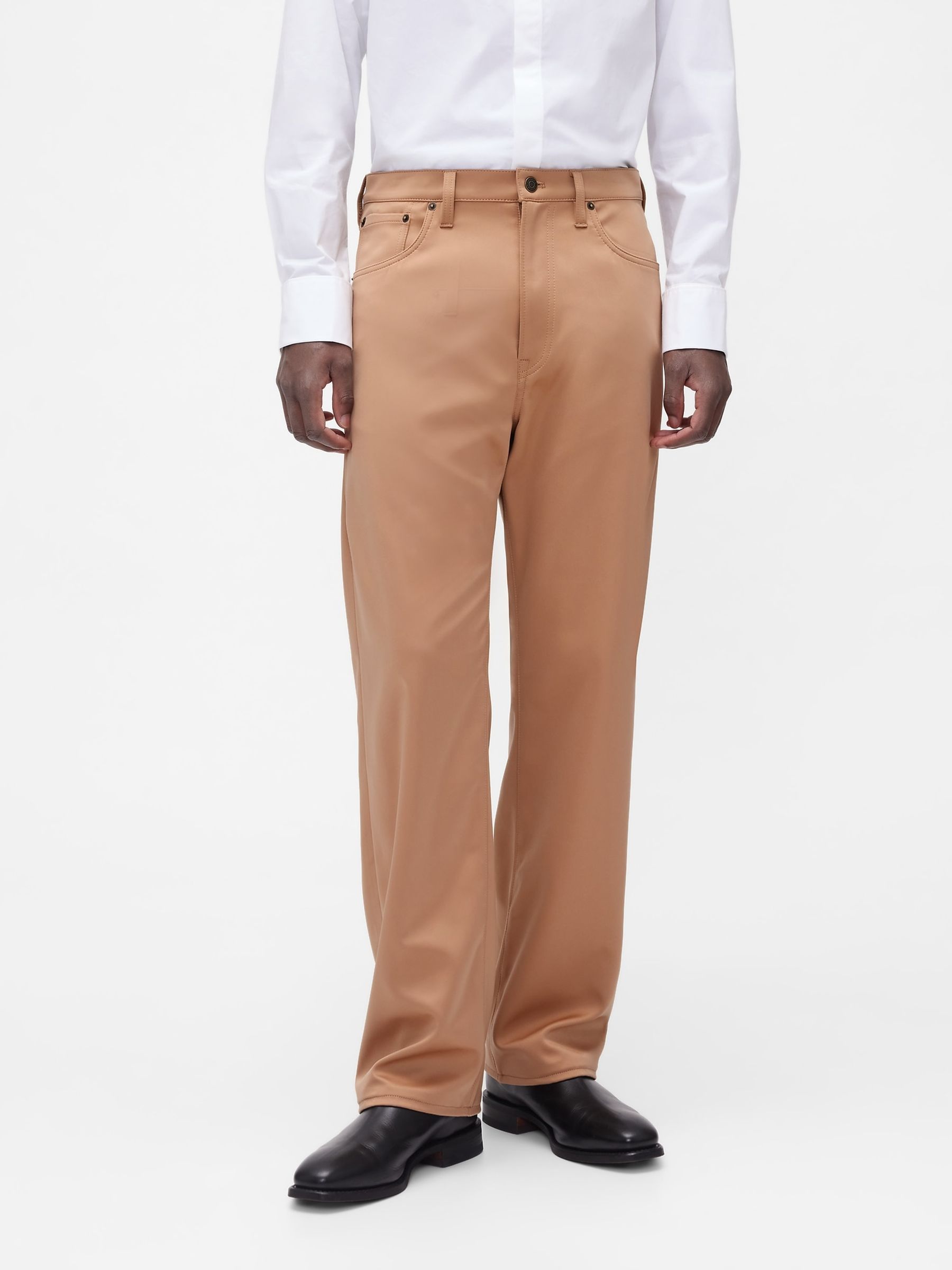 GapStudio Brown Satin 90s Loose Trousers - Image 1 of 6 GapStudio Brown Satin 90s Loose Trousers - Image 1 of 6