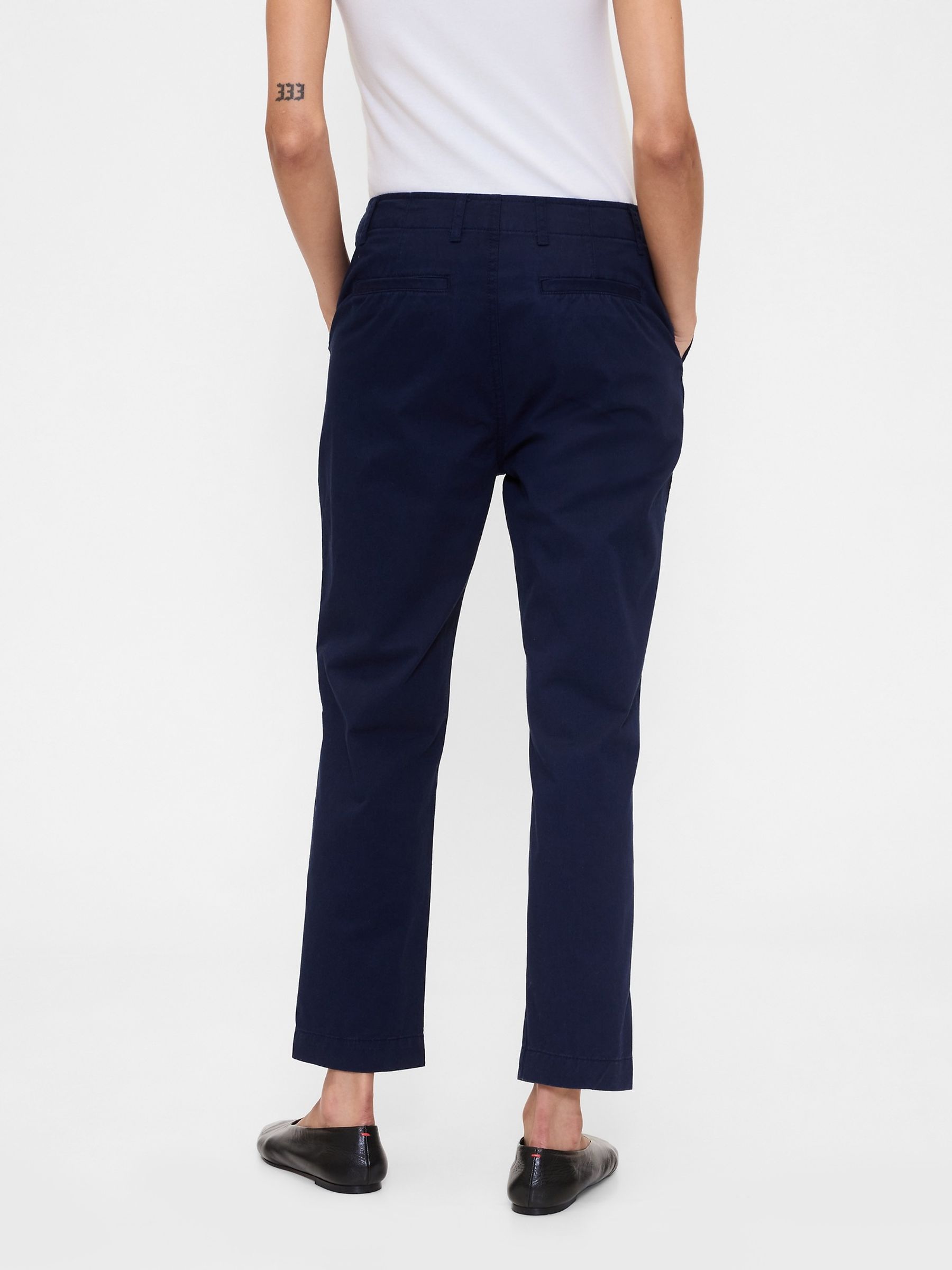 Blue Mid Rise Downtown Chinos - Image 2 of 4