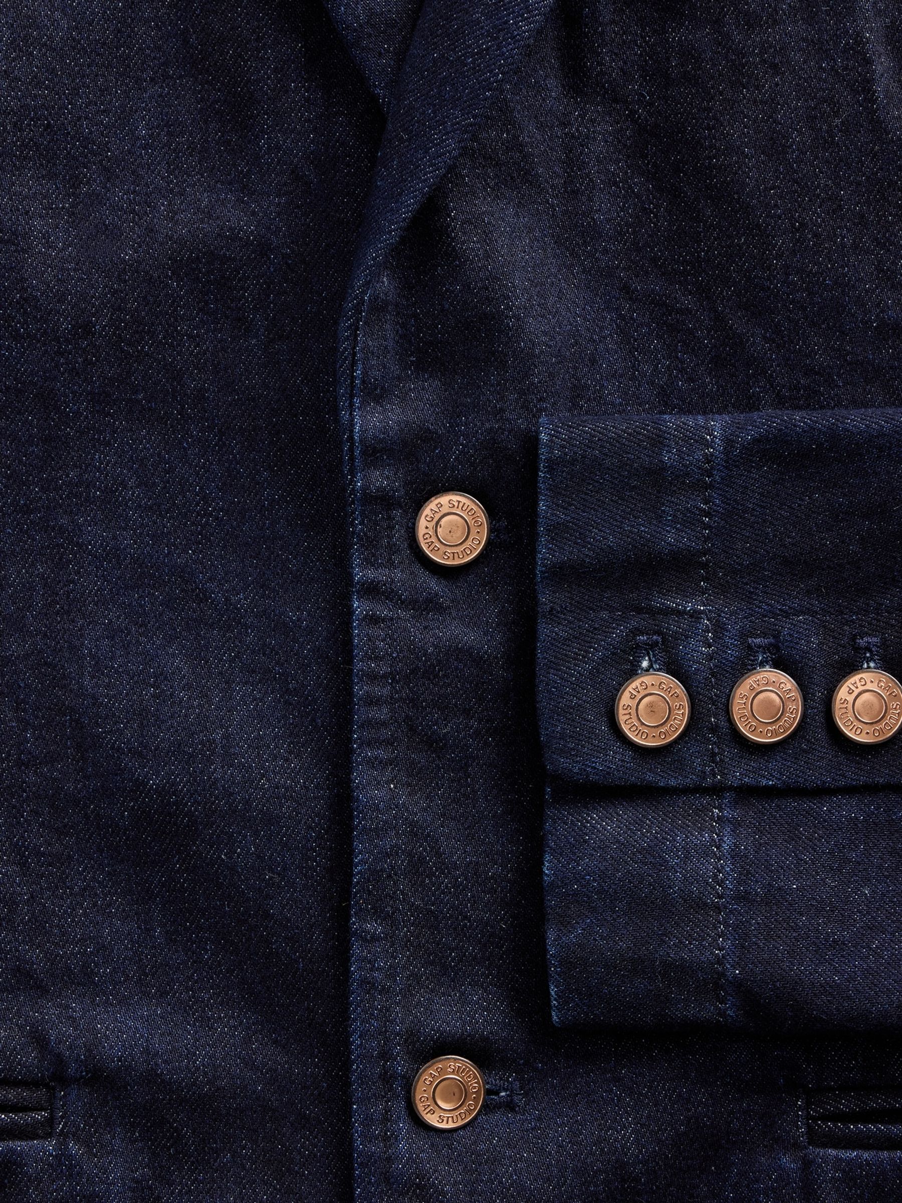 GapStudio Blue Denim Blazer - Image 6 of 6 GapStudio Blue Denim Blazer - Image 6 of 6