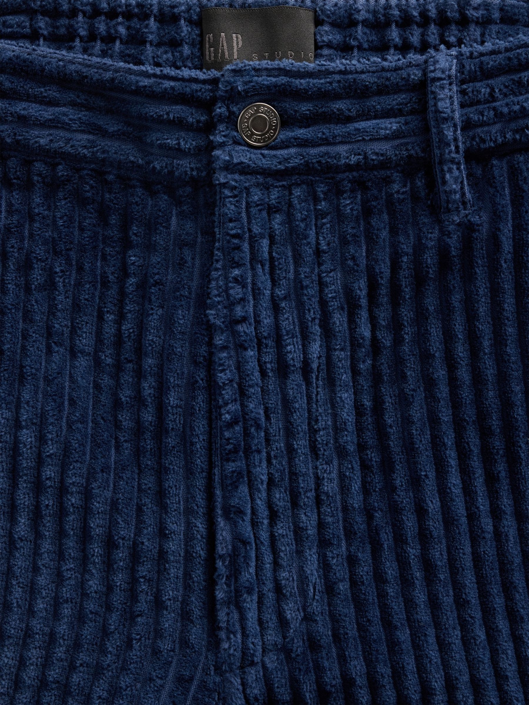 GapStudio Blue Corduroy Baggy Trousers - Image 5 of 6