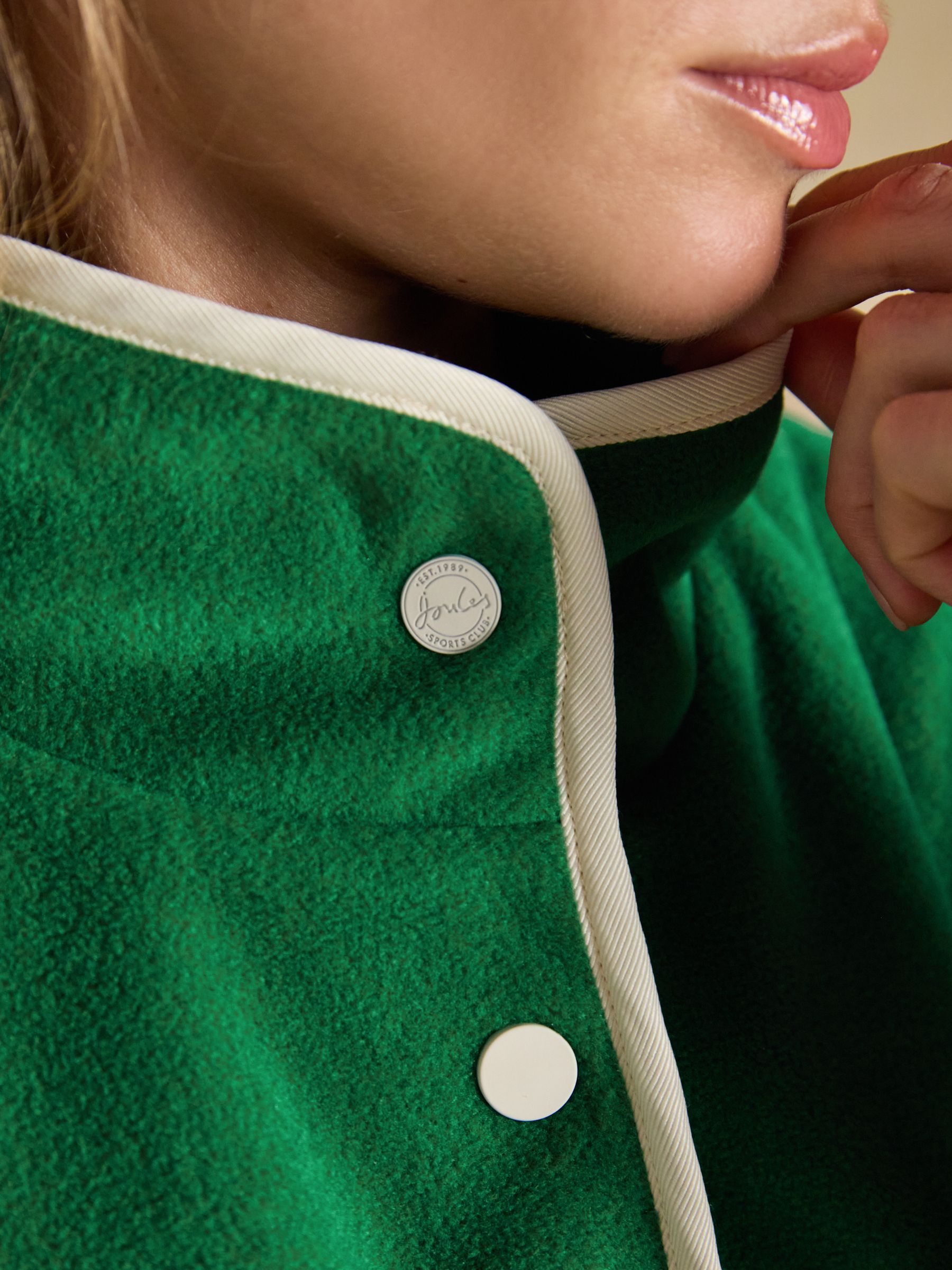 Green Funnel Neck Polar Fleece - Image 3 of 7
