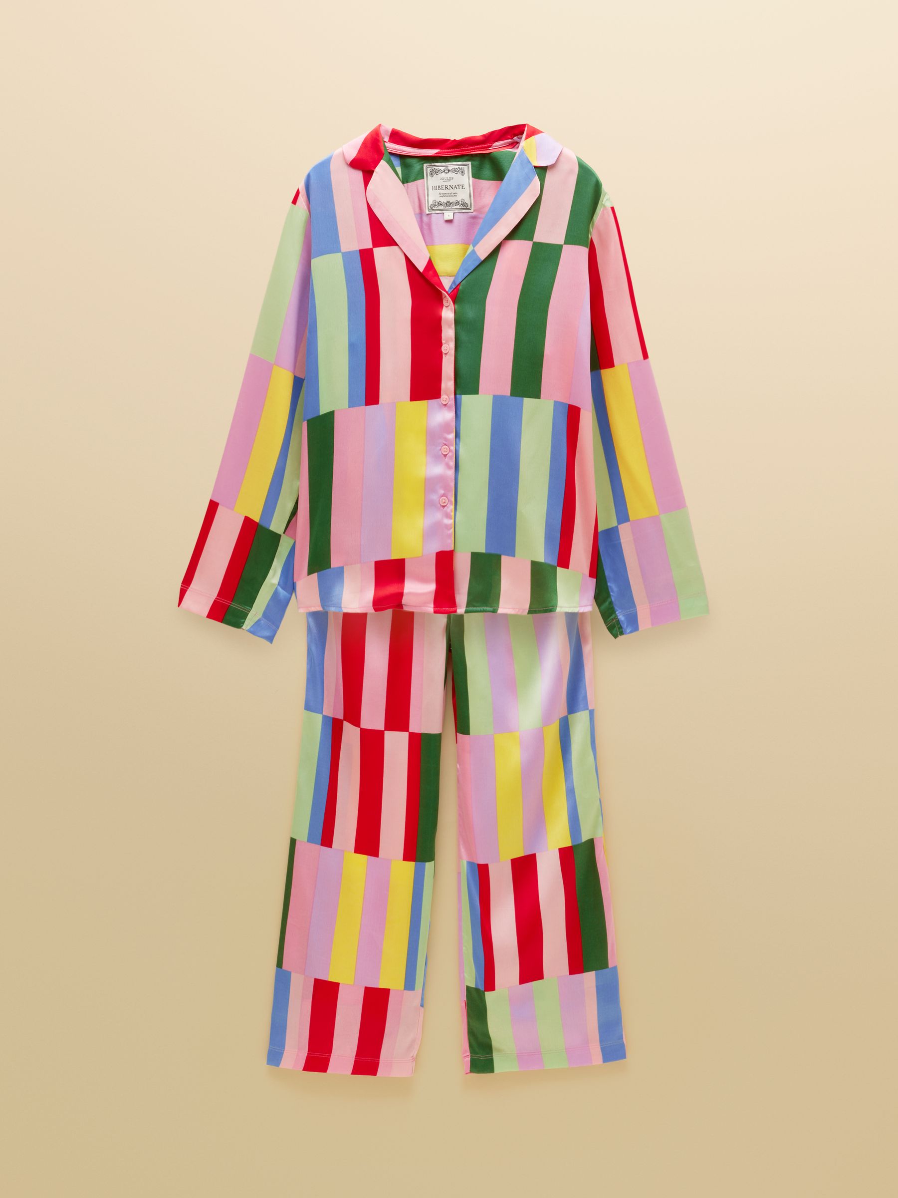 Bonnie Multi Stripe Satin Long Sleeve Pyjama Set - Image 7 of 7 Bonnie Multi Stripe Satin Long Sleeve Pyjama Set - Image 7 of 7