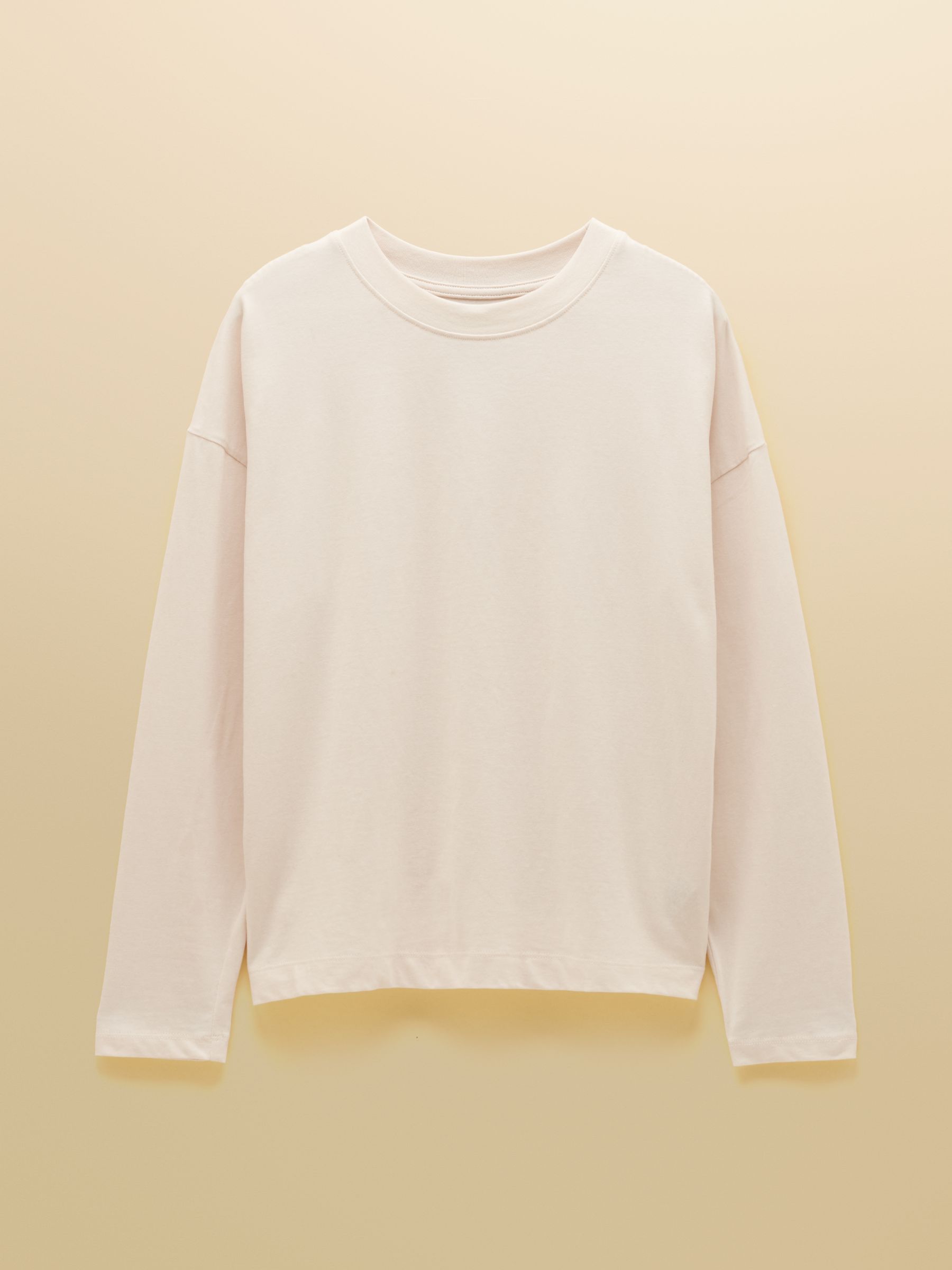 Cream Cotton Long Sleeve Pyjama Top - Image 7 of 7 Cream Cotton Long Sleeve Pyjama Top - Image 7 of 7