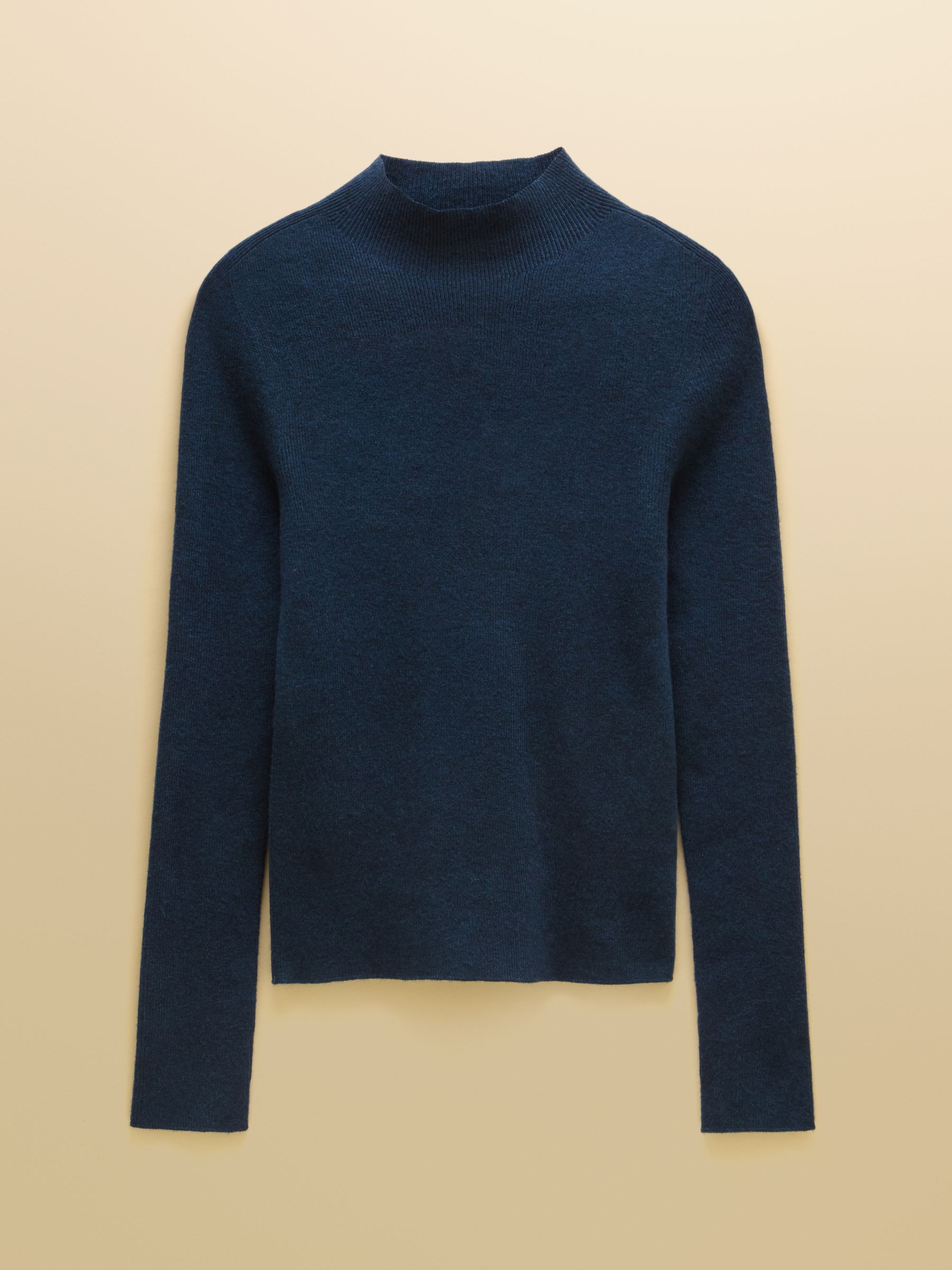 Seamless Petrol Blue Knitted Long Sleeve Slim Fit Top - Image 7 of 7 Seamless Petrol Blue Knitted Long Sleeve Slim Fit Top - Image 7 of 7