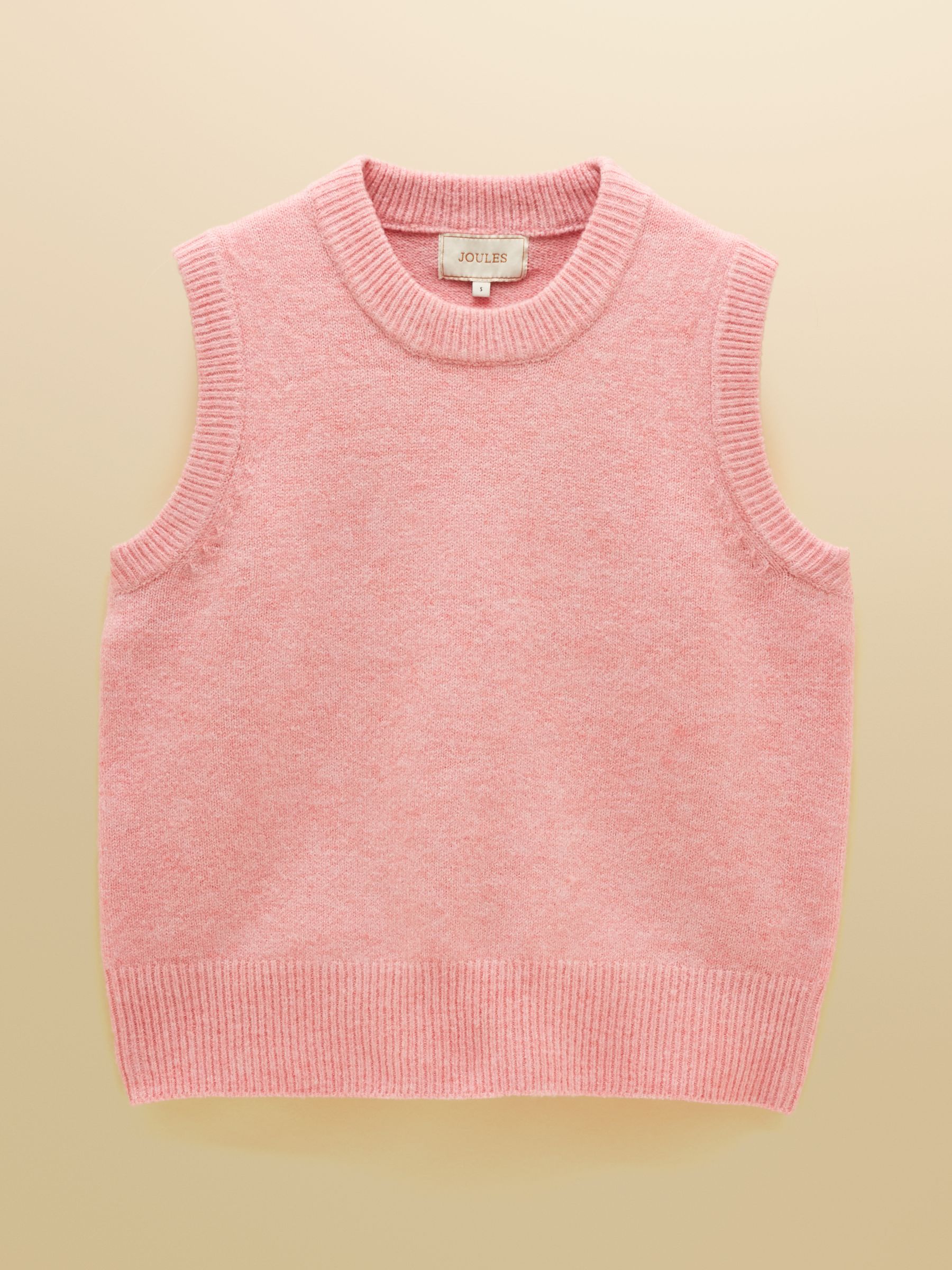 Holly Pale Pink Knitted Vest - Image 6 of 6 Holly Pale Pink Knitted Vest - Image 6 of 6