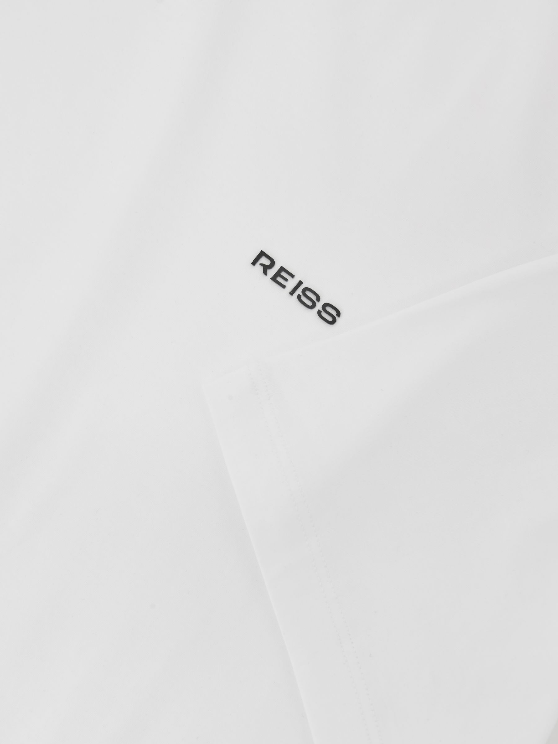 Cotton Logo Crew-Neck T-shirt in White - Image 6 of 6
