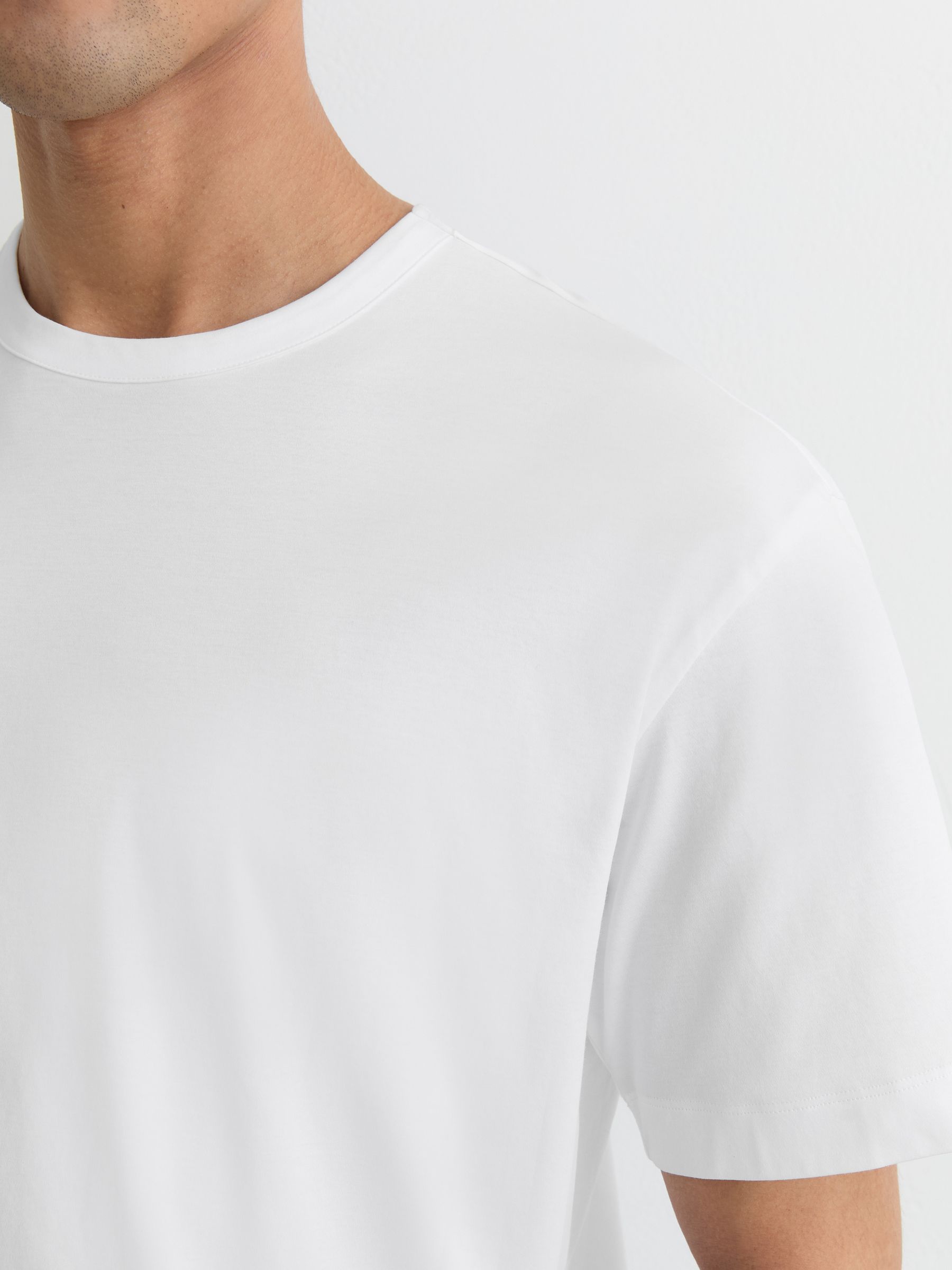Airwater-Cotton Relaxed-Fit T-Shirt in White - Image 4 of 7